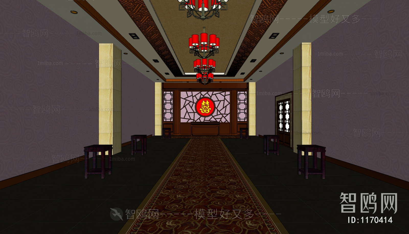 中式婚礼宴会厅