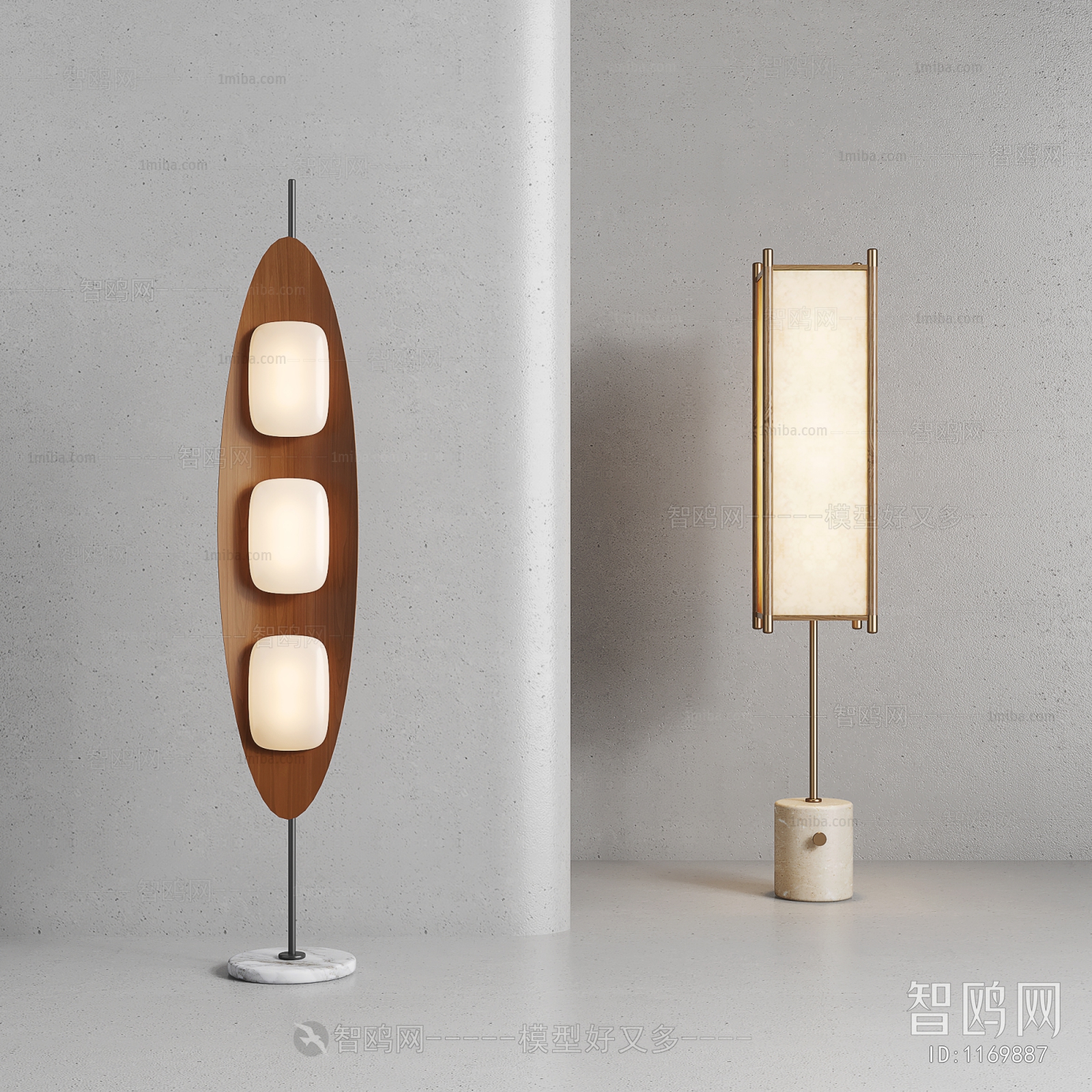 Wabi-sabi Style Floor Lamp