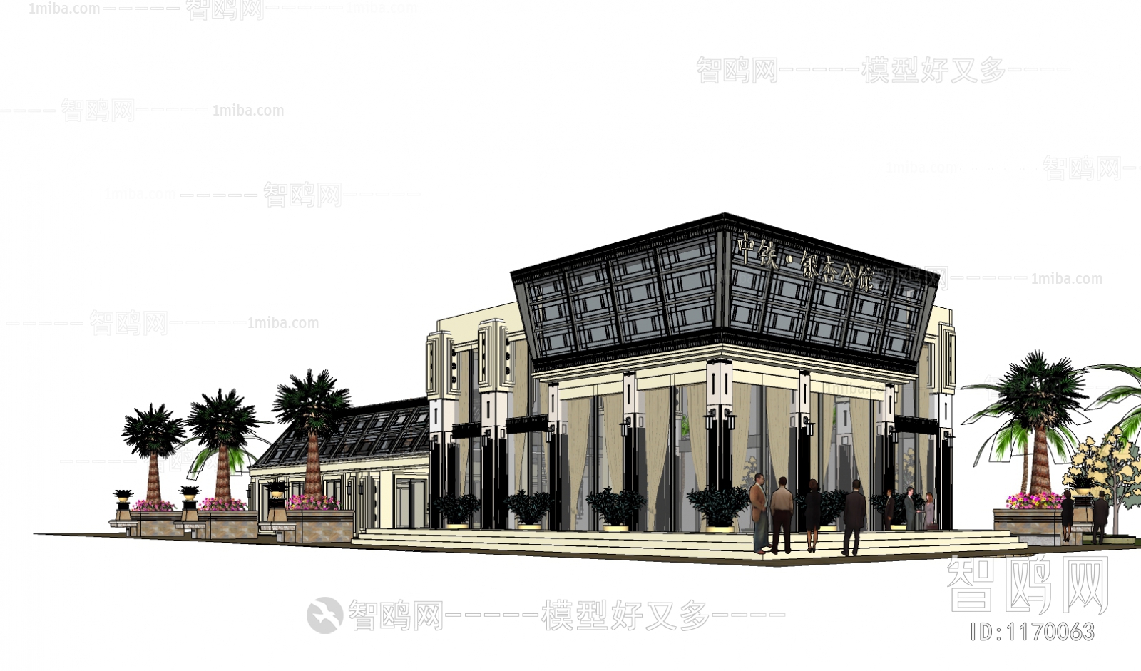 European Style New Classical Style Building Appearance