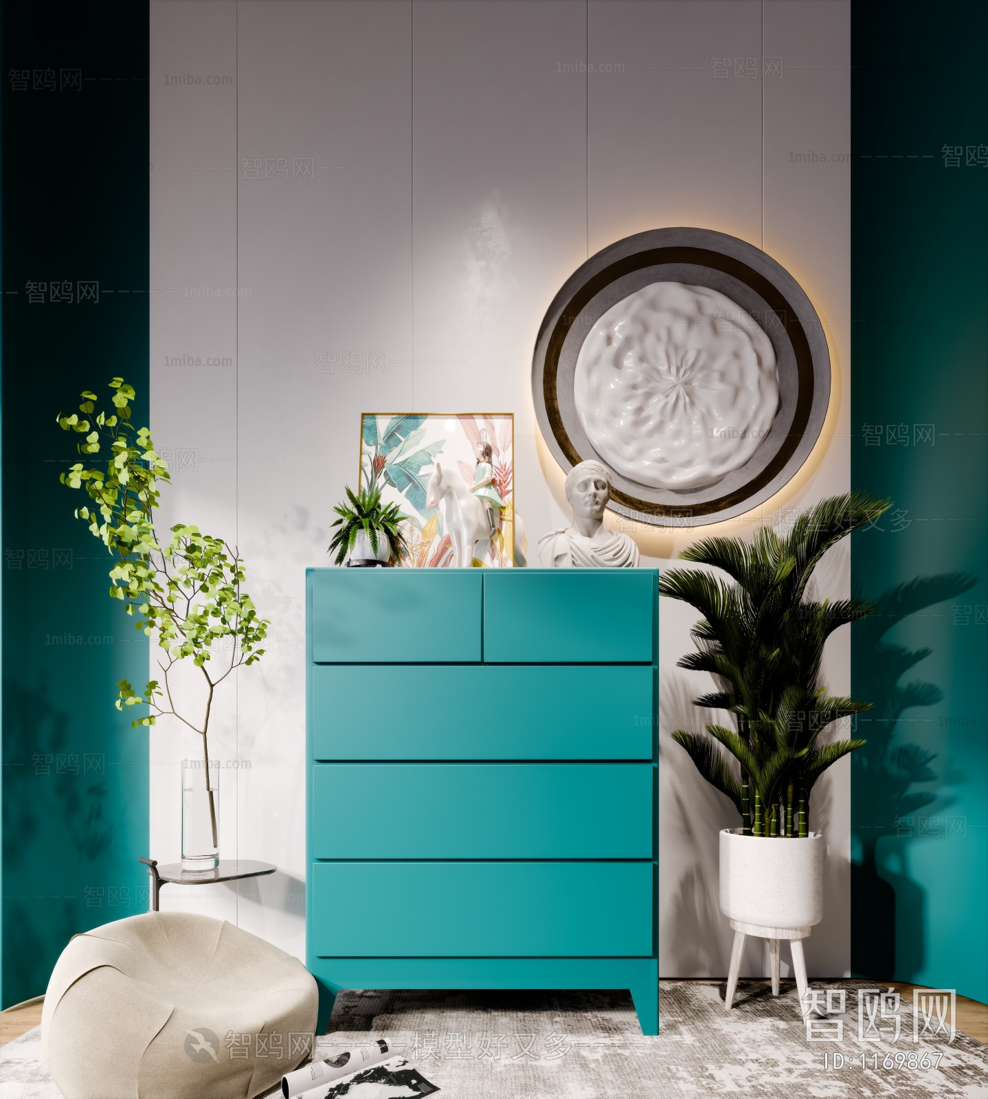 Nordic Style Chest Of Drawers