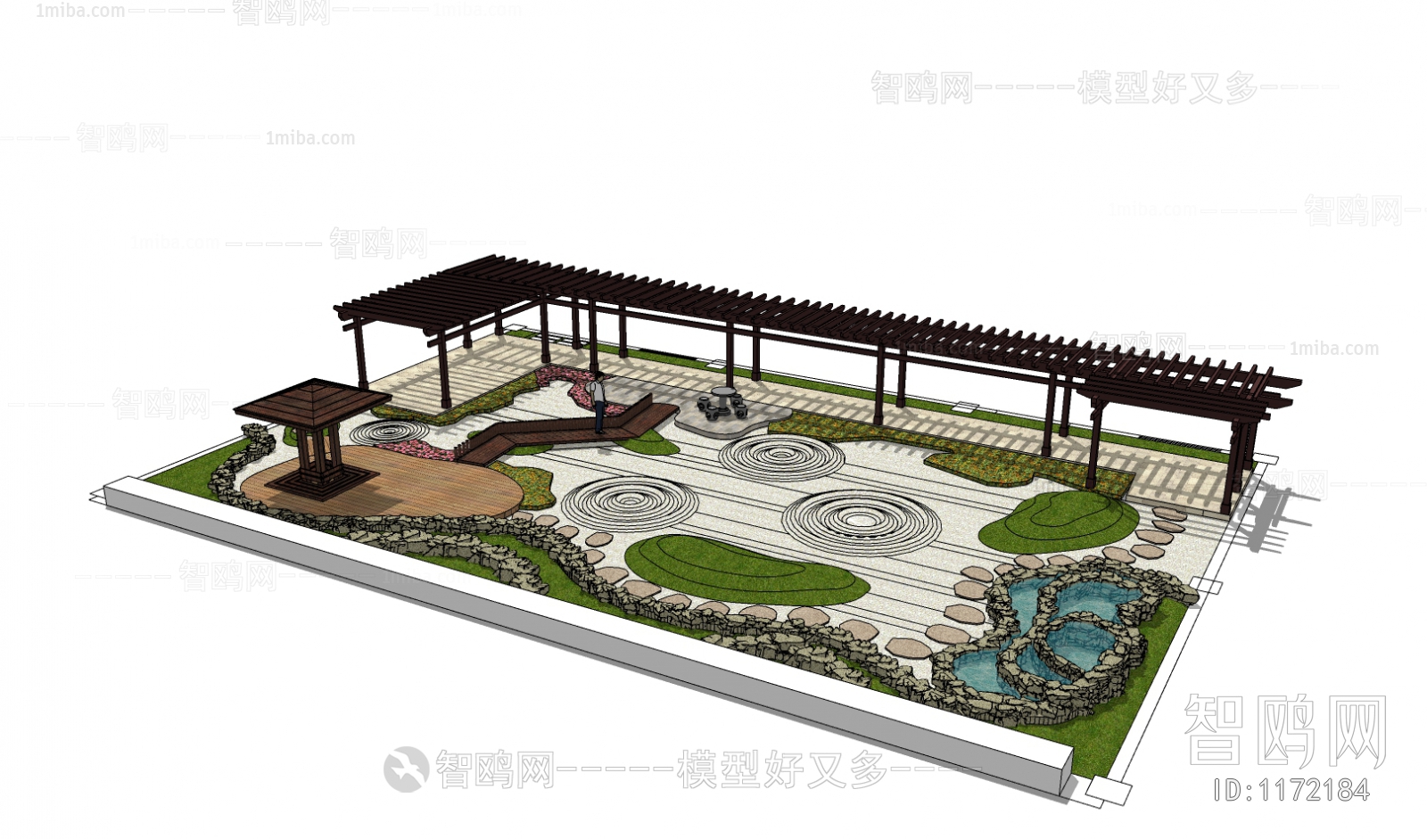 Modern Chinese Style Courtyard/landscape