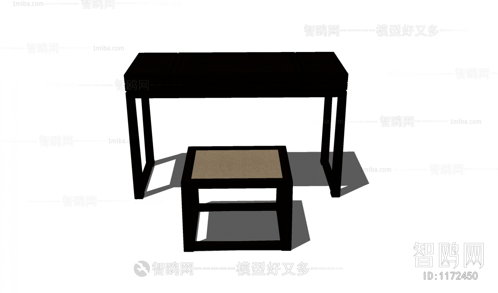 新中式书桌