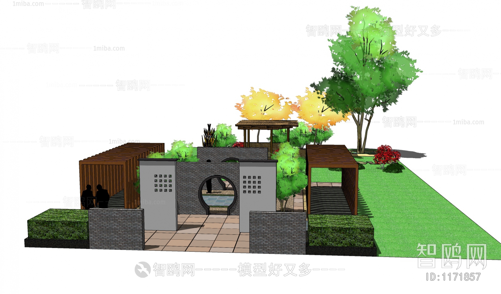 Modern Chinese Style Courtyard/landscape