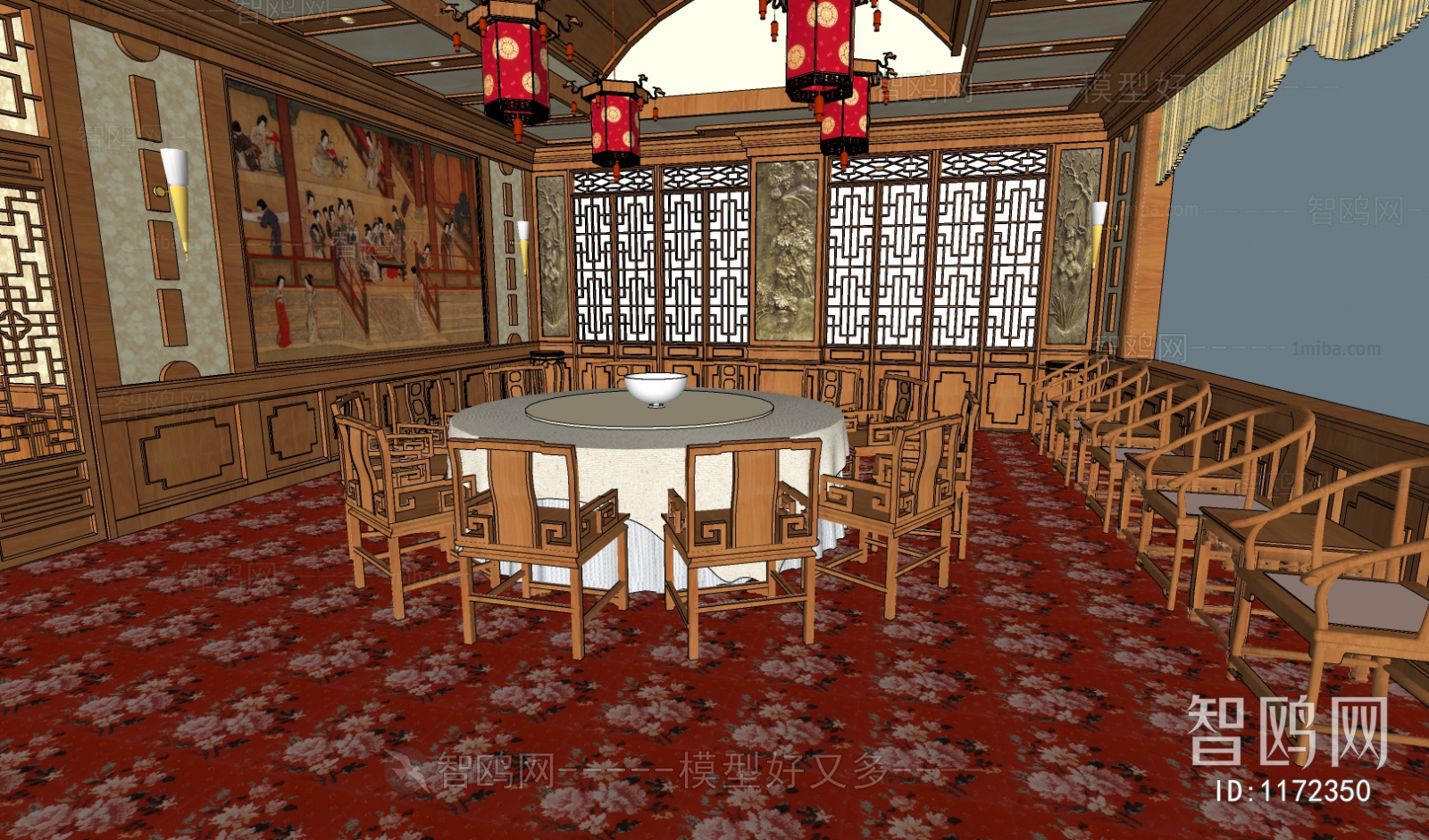 Chinese Style Dining Room