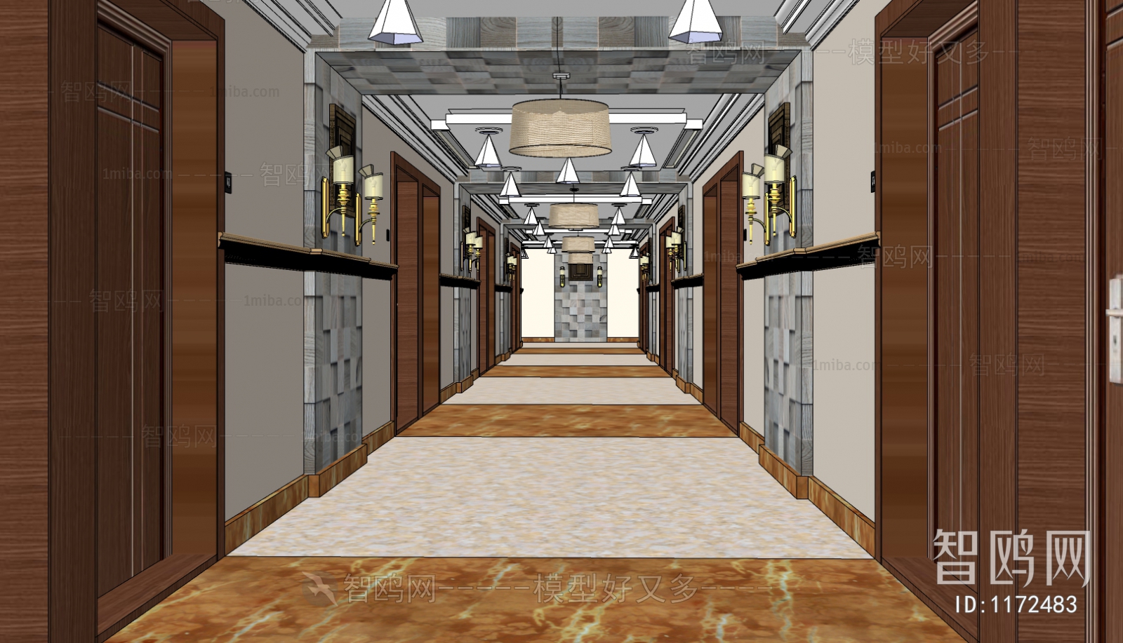 Modern Corridor Elevator Hall