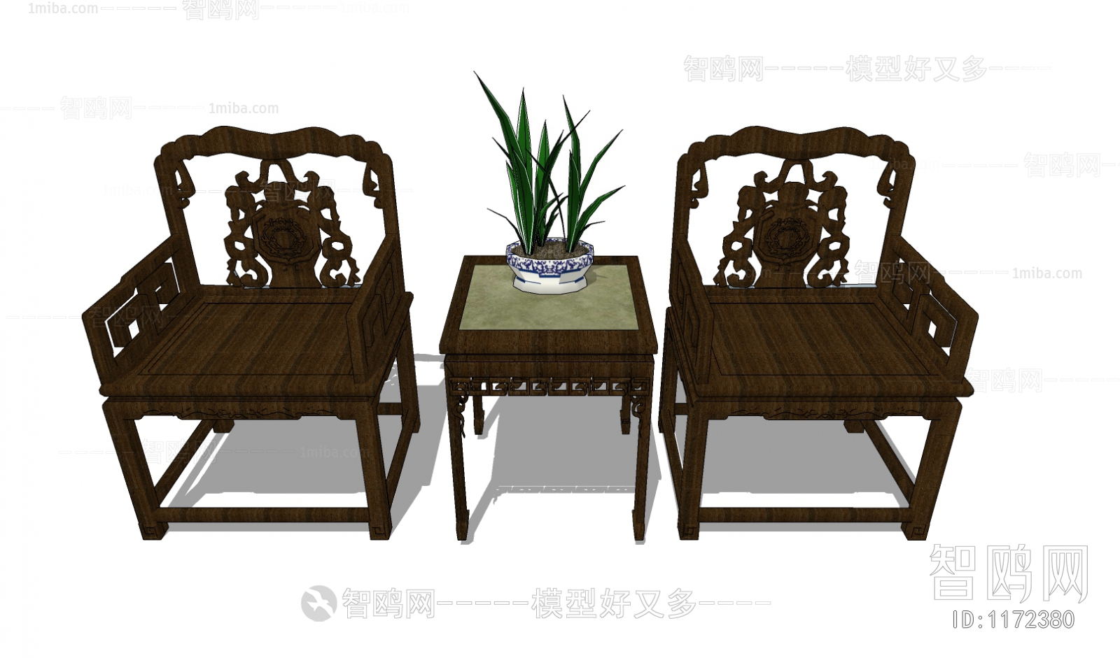 Chinese Style Leisure Table And Chair