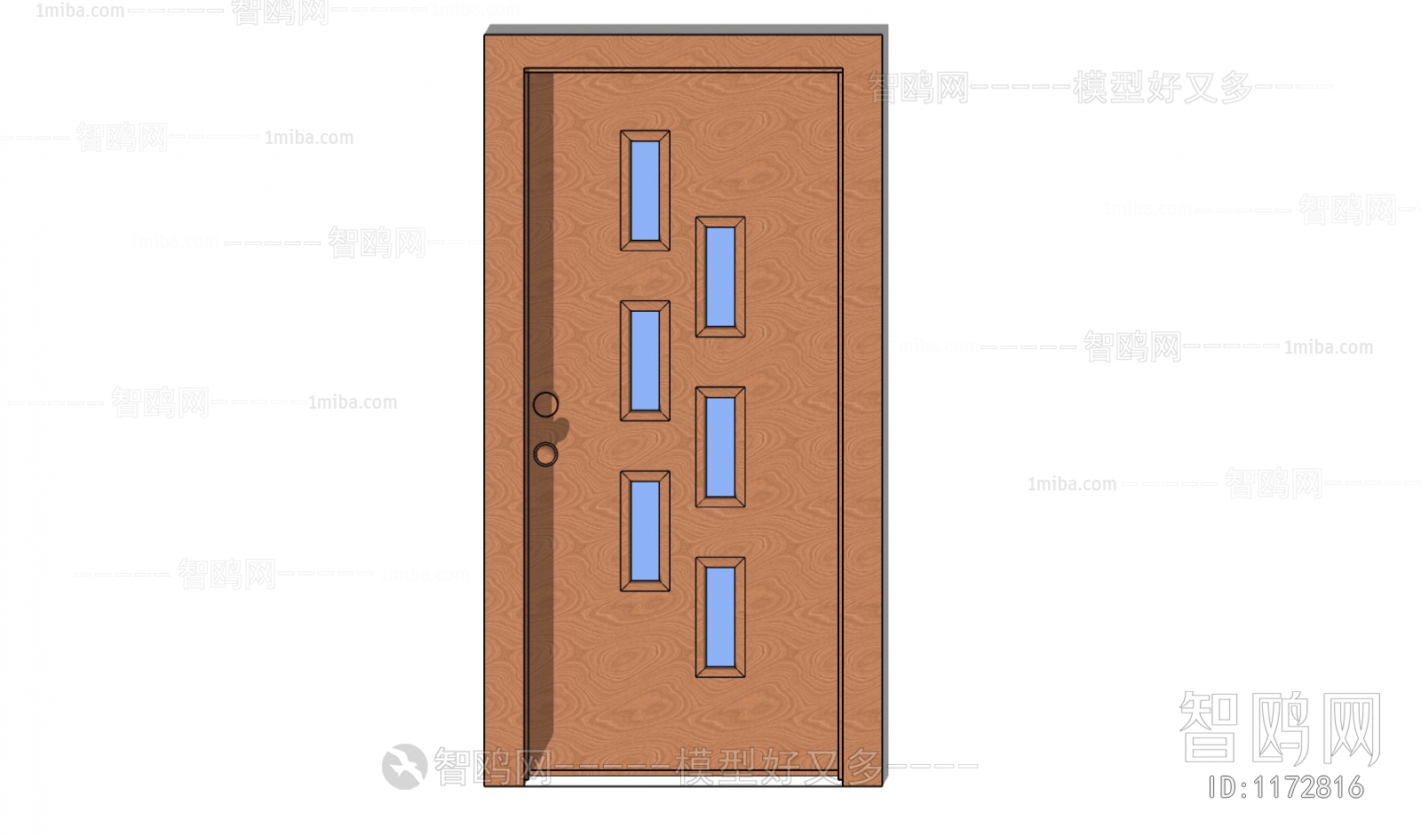 Modern Solid Wood Door