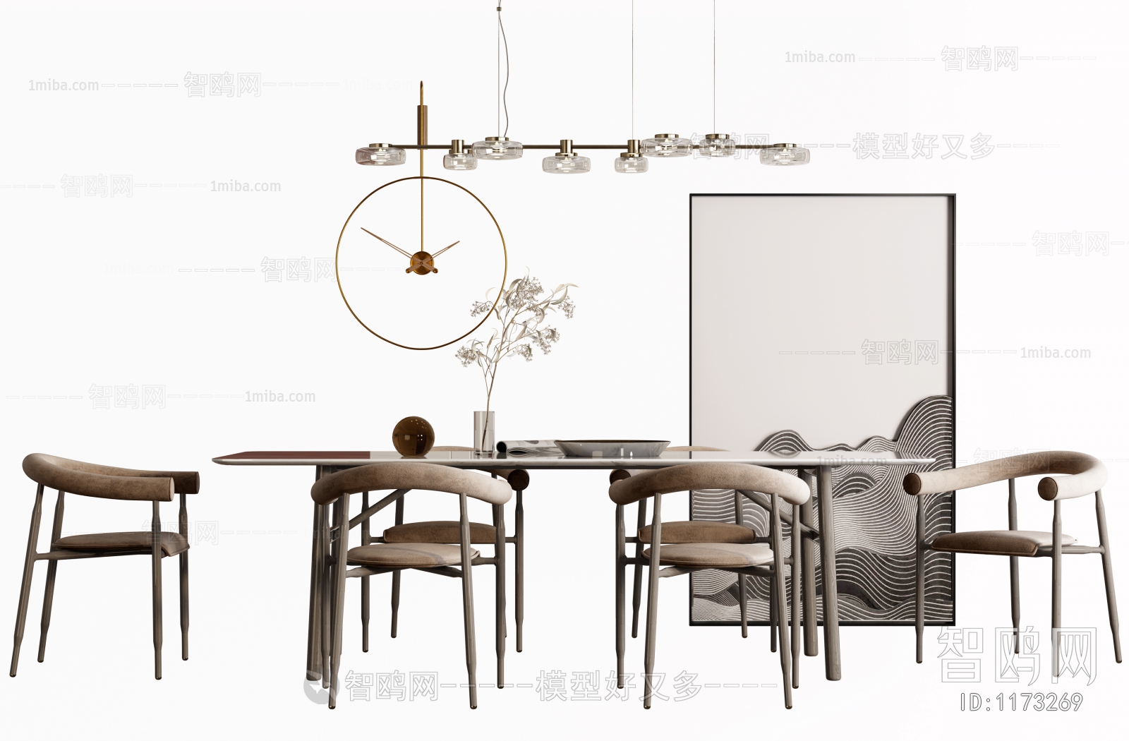 Nordic Style Dining Table And Chairs