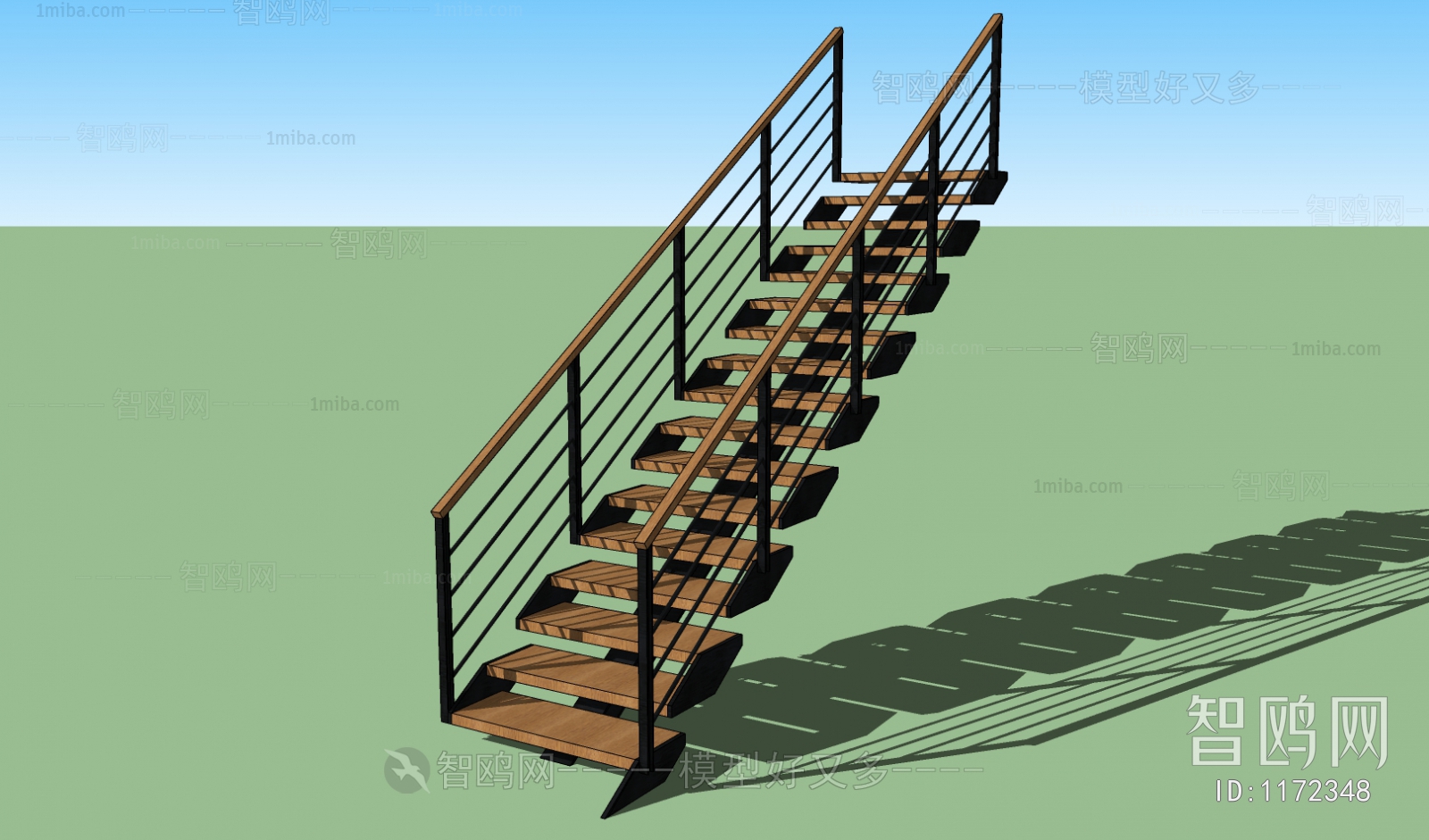 Modern Stair Balustrade/elevator