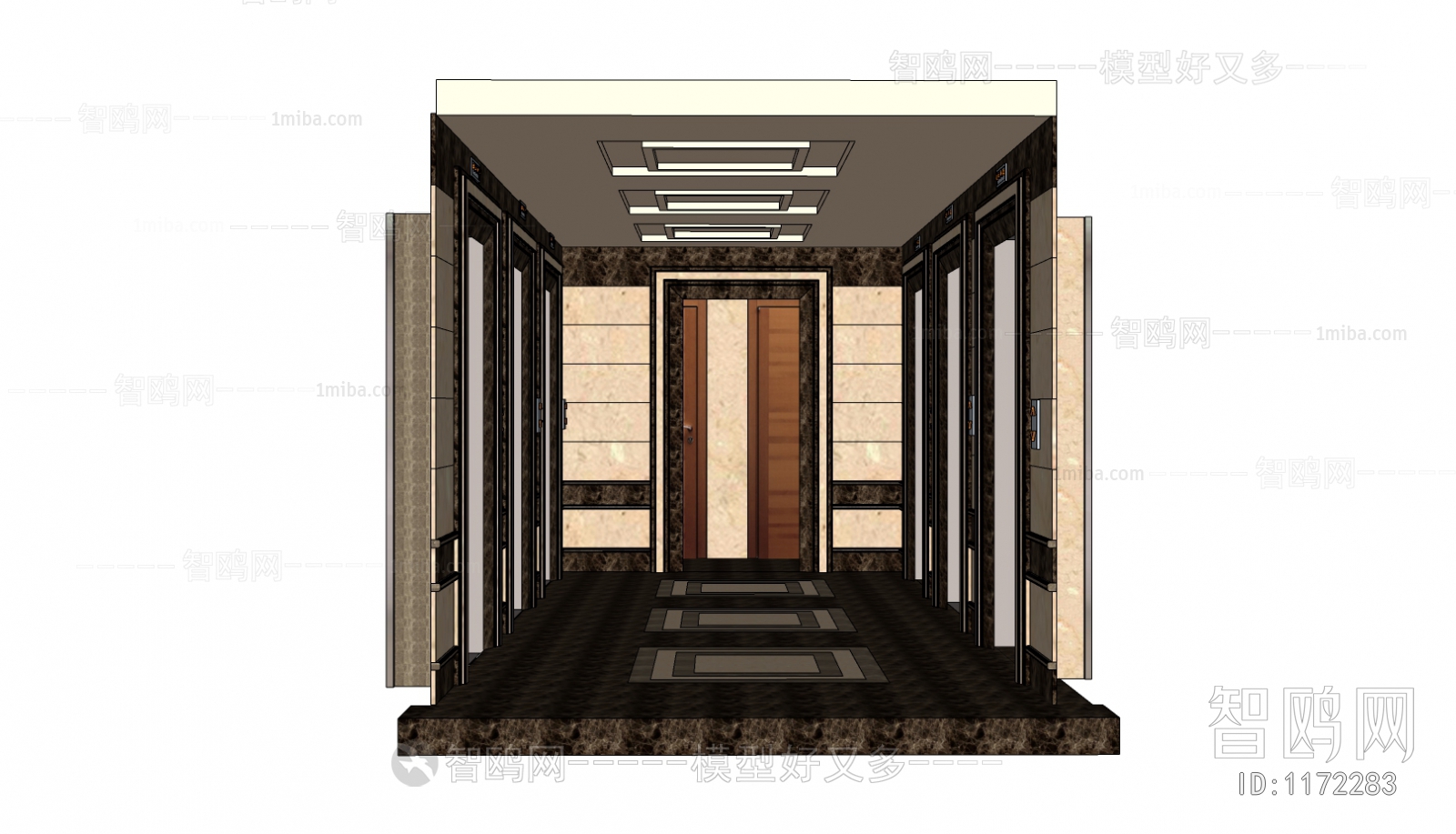 Modern Corridor Elevator Hall