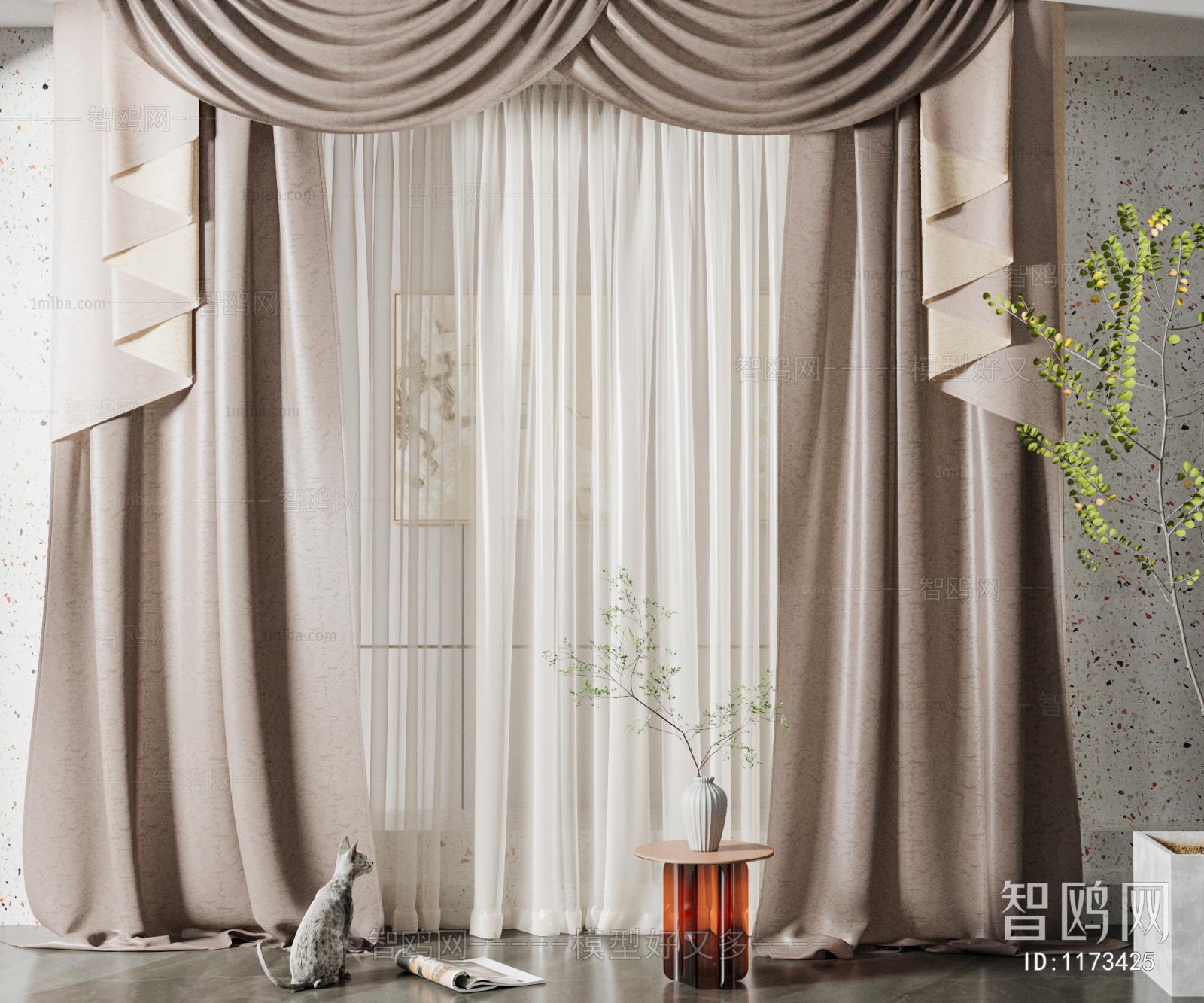 Simple European Style The Curtain