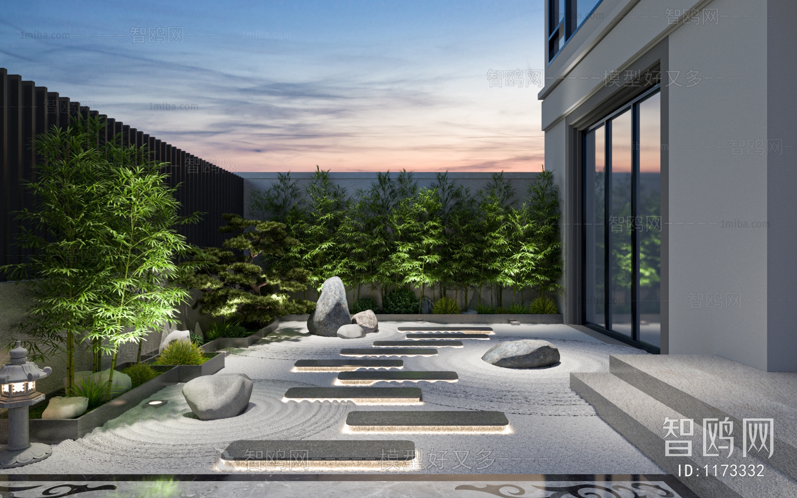 New Chinese Style Courtyard/landscape