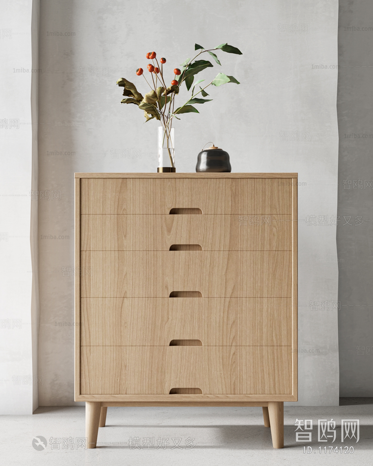 Nordic Style Chest Of Drawers