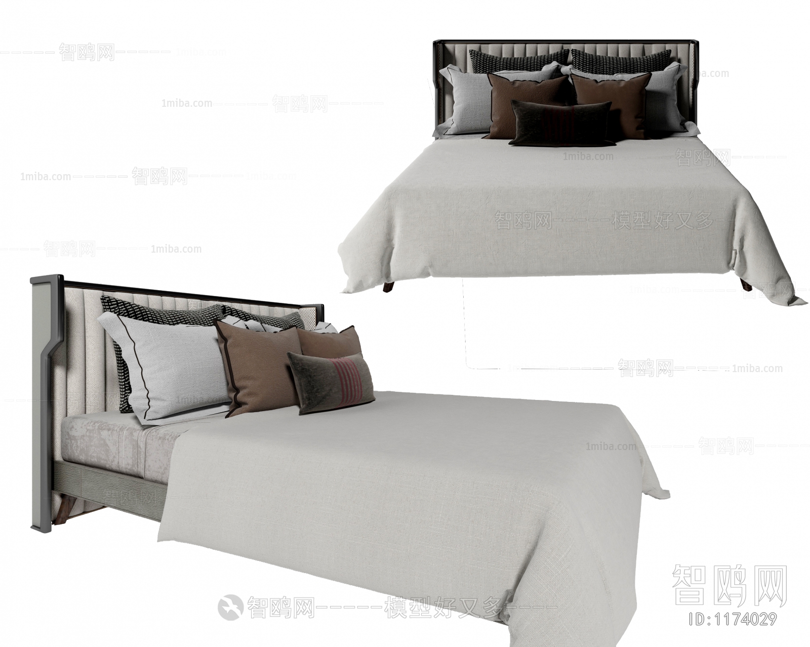 New Chinese Style Double Bed