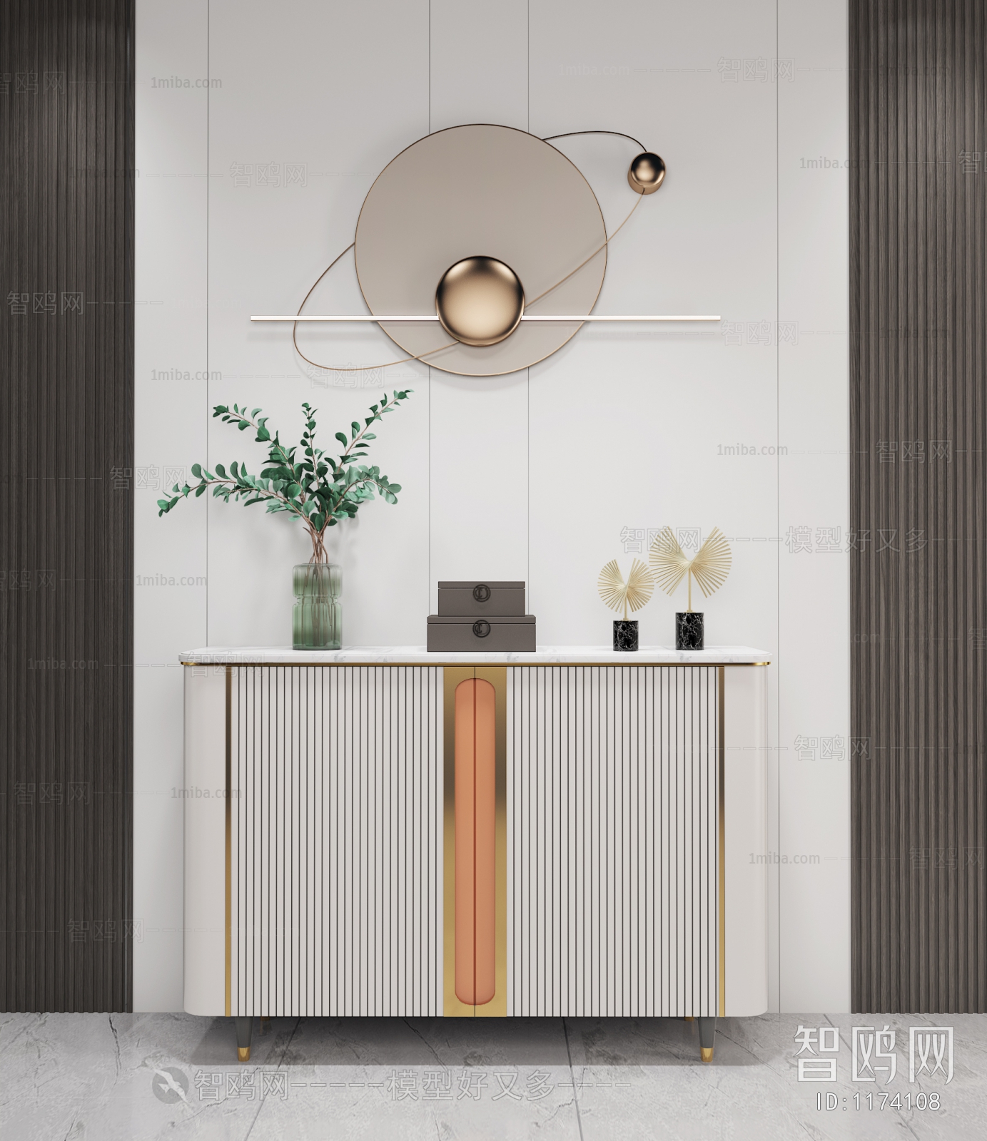 Modern Side Cabinet/Entrance Cabinet