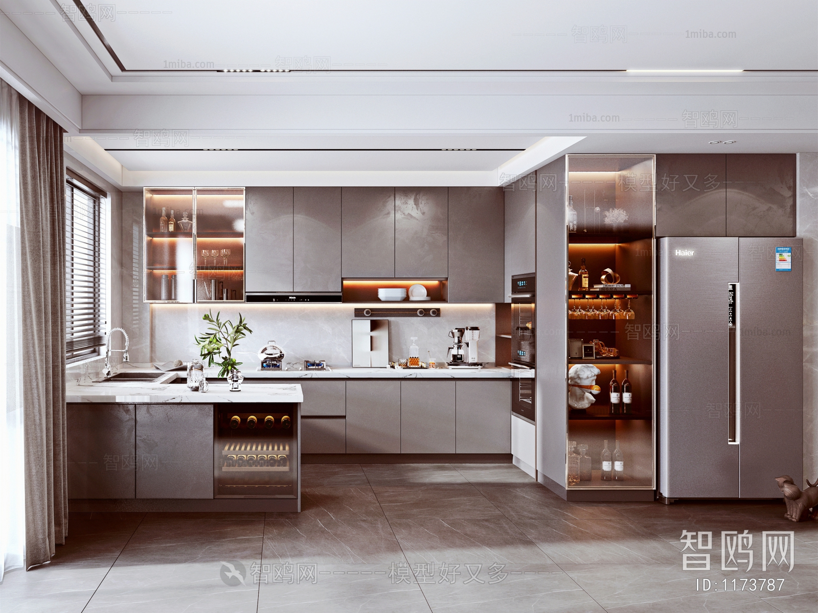 Modern Open Kitchen