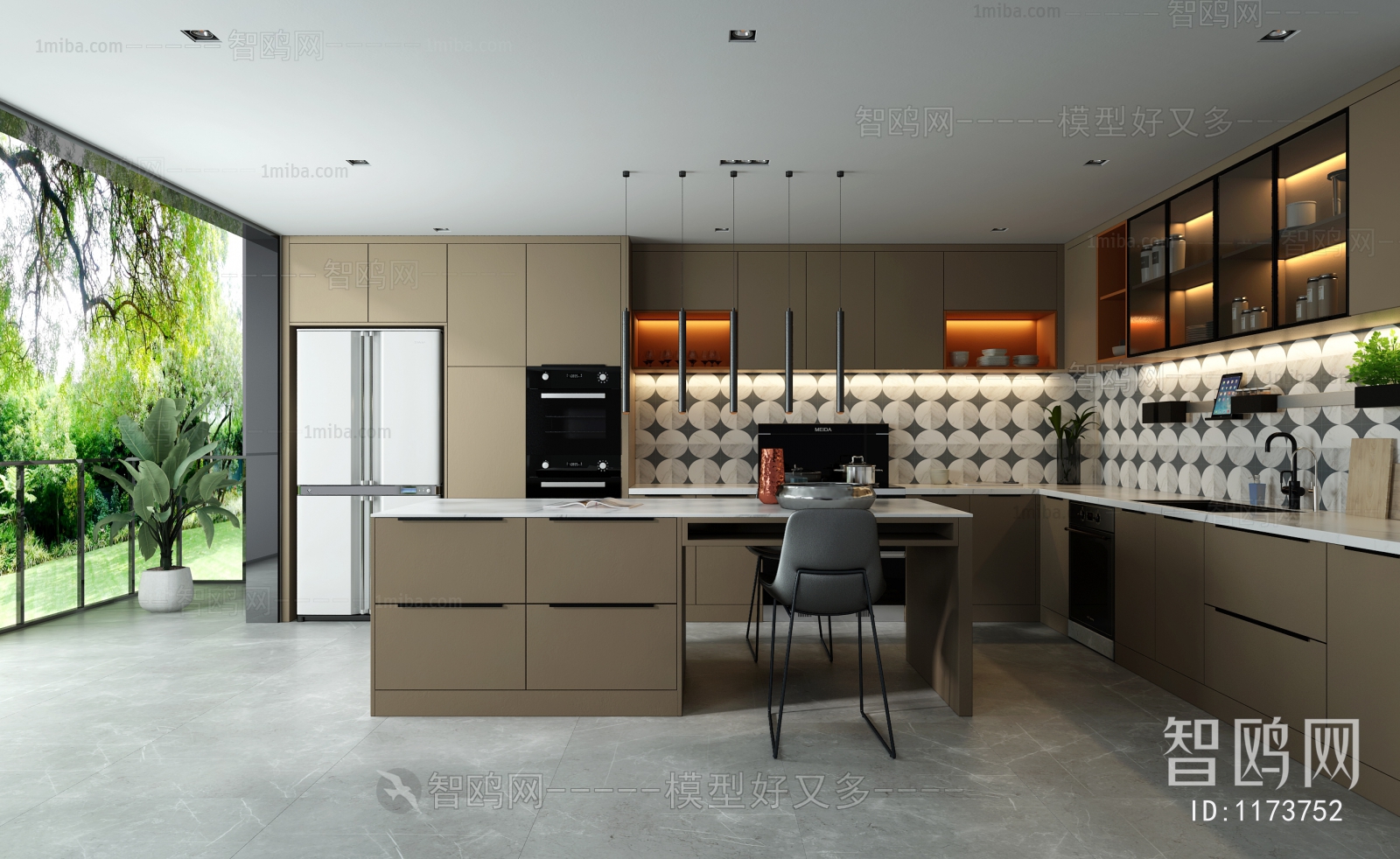 Modern Open Kitchen