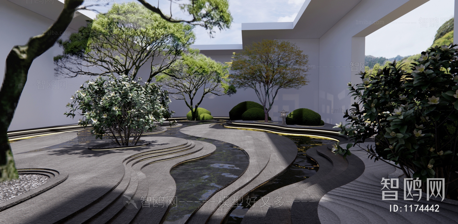 Japanese Style Courtyard/landscape