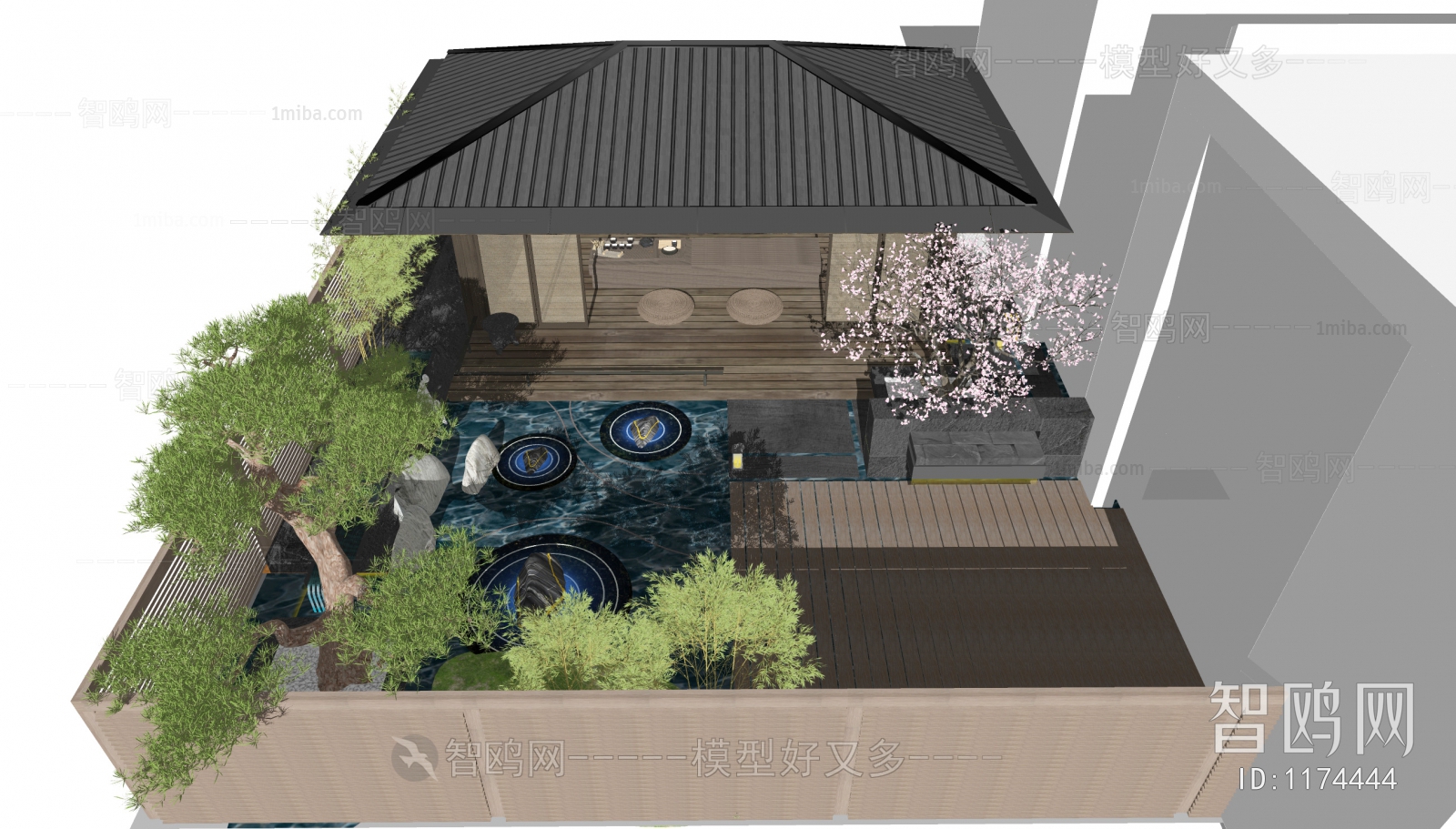 Japanese Style Courtyard/landscape