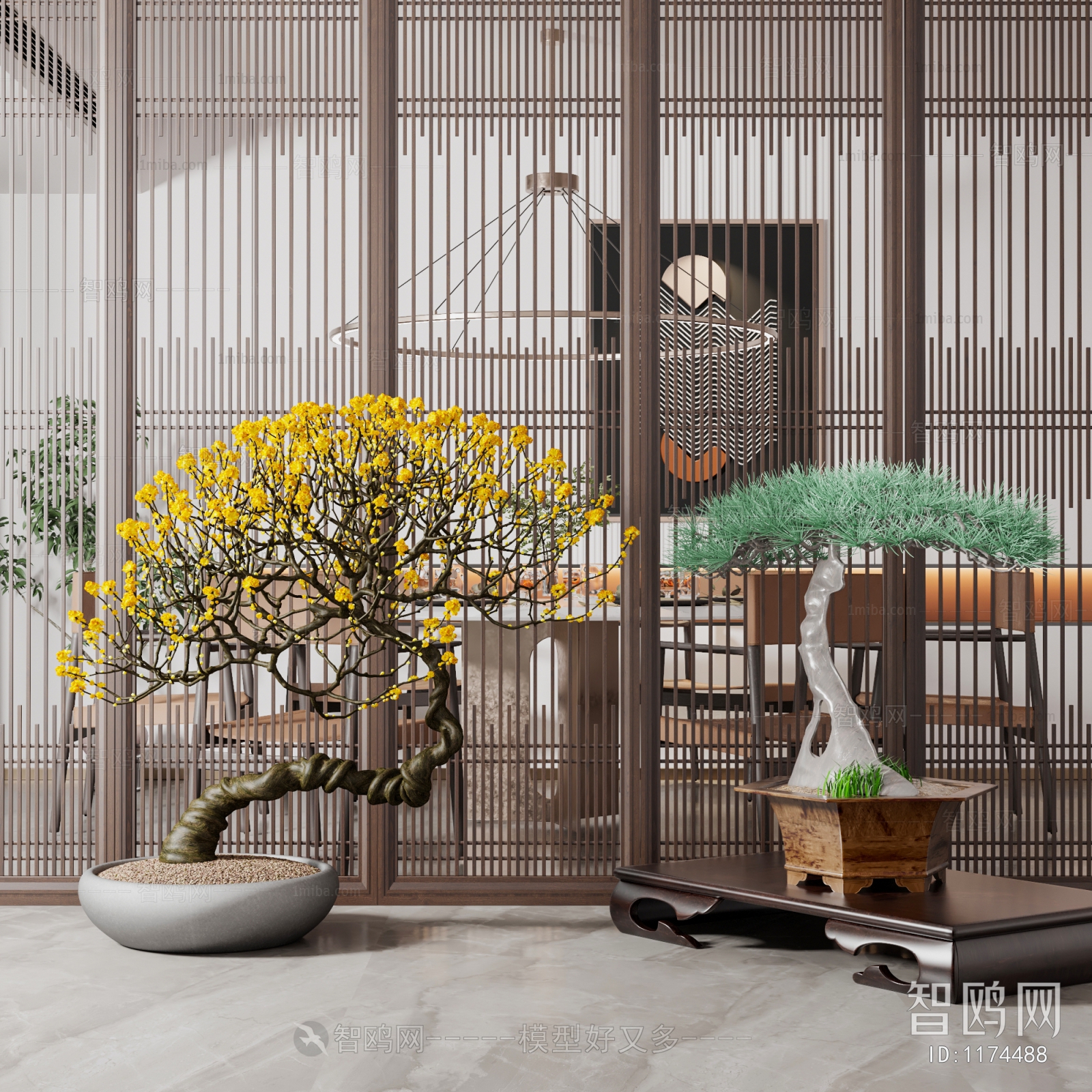 New Chinese Style Bonsai