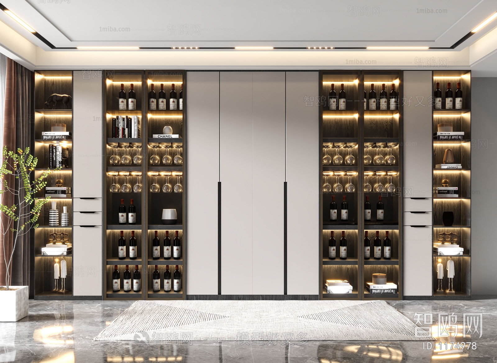 Modern Wine Cabinet