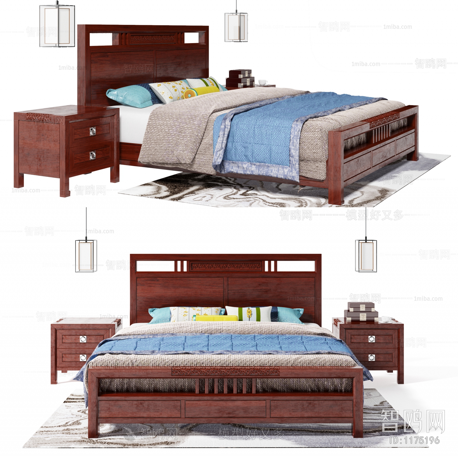 Chinese Style Double Bed