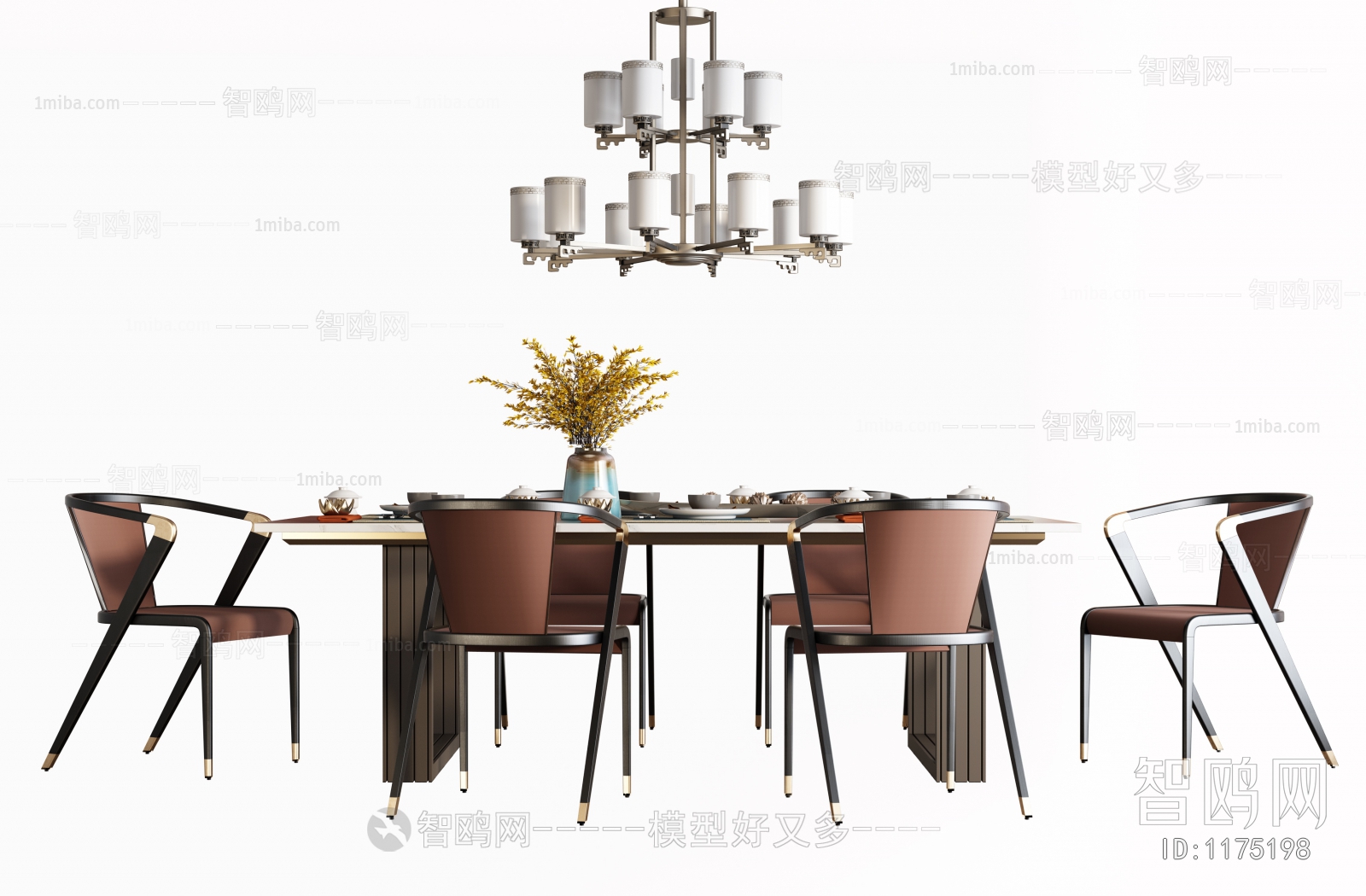 New Chinese Style Dining Table And Chairs