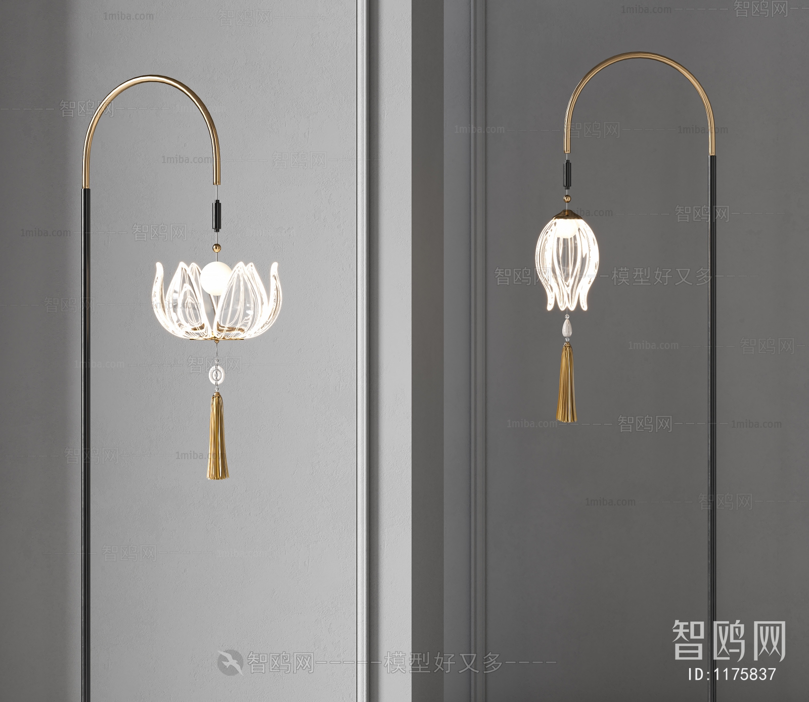 New Chinese Style Floor Lamp