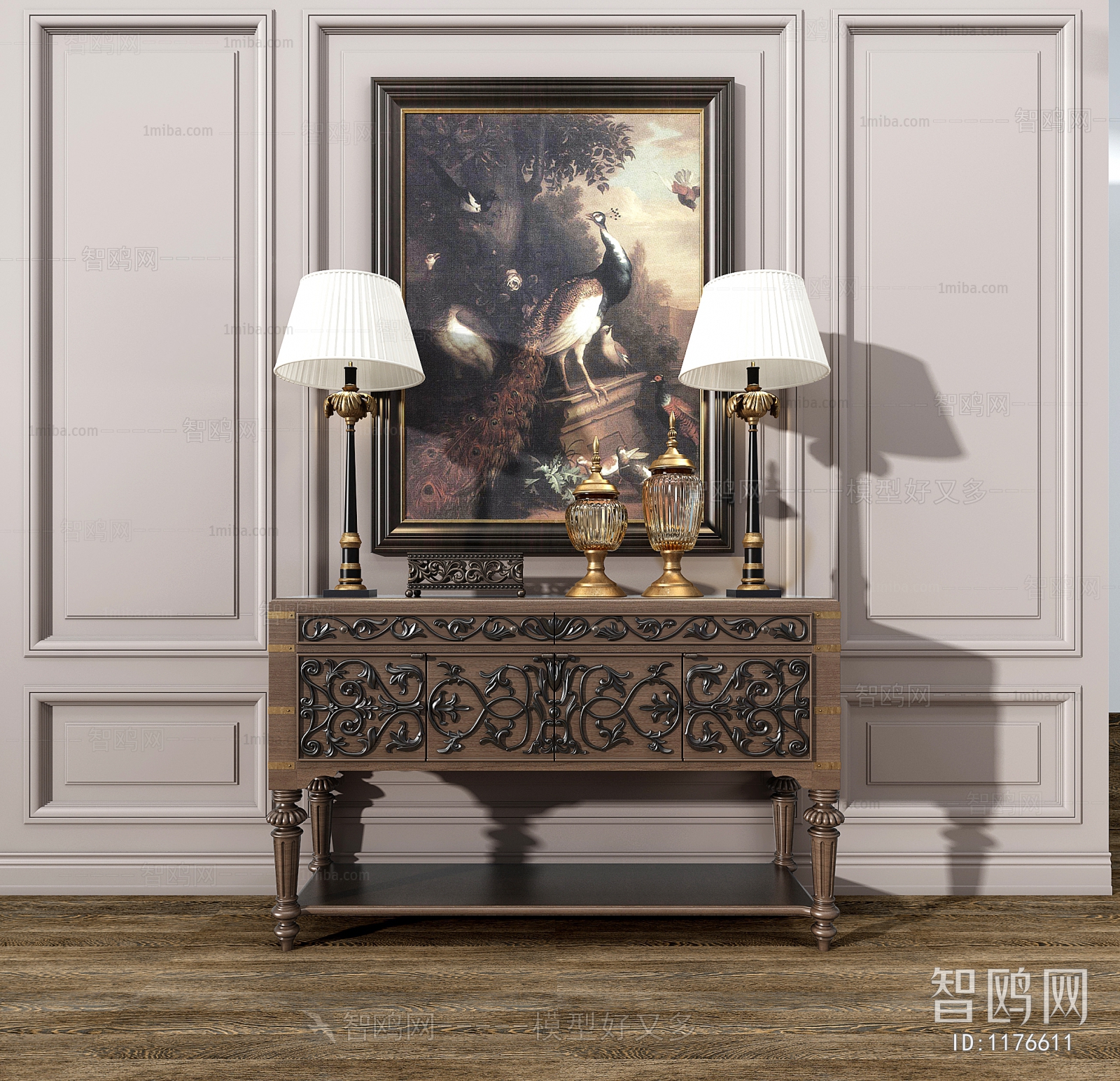 European Style Decorative Cabinet