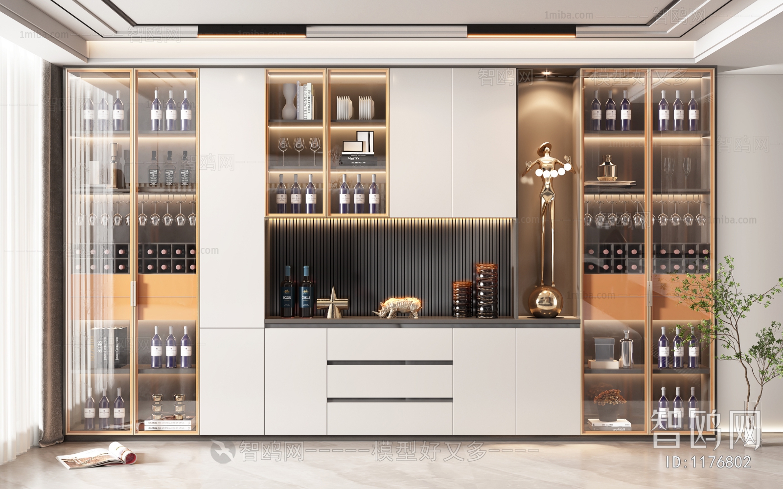 Modern Wine Cabinet