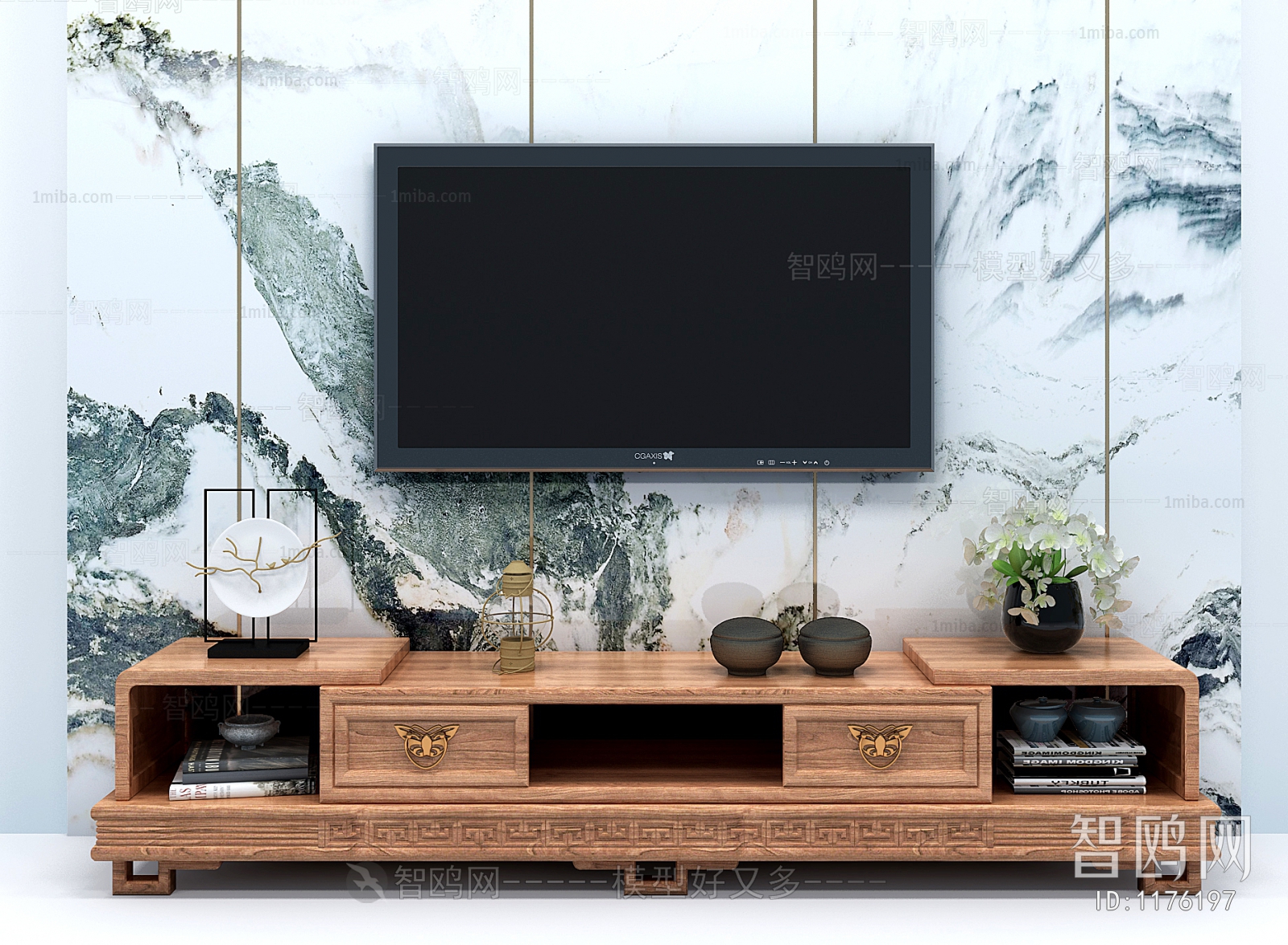 Chinese Style TV Cabinet