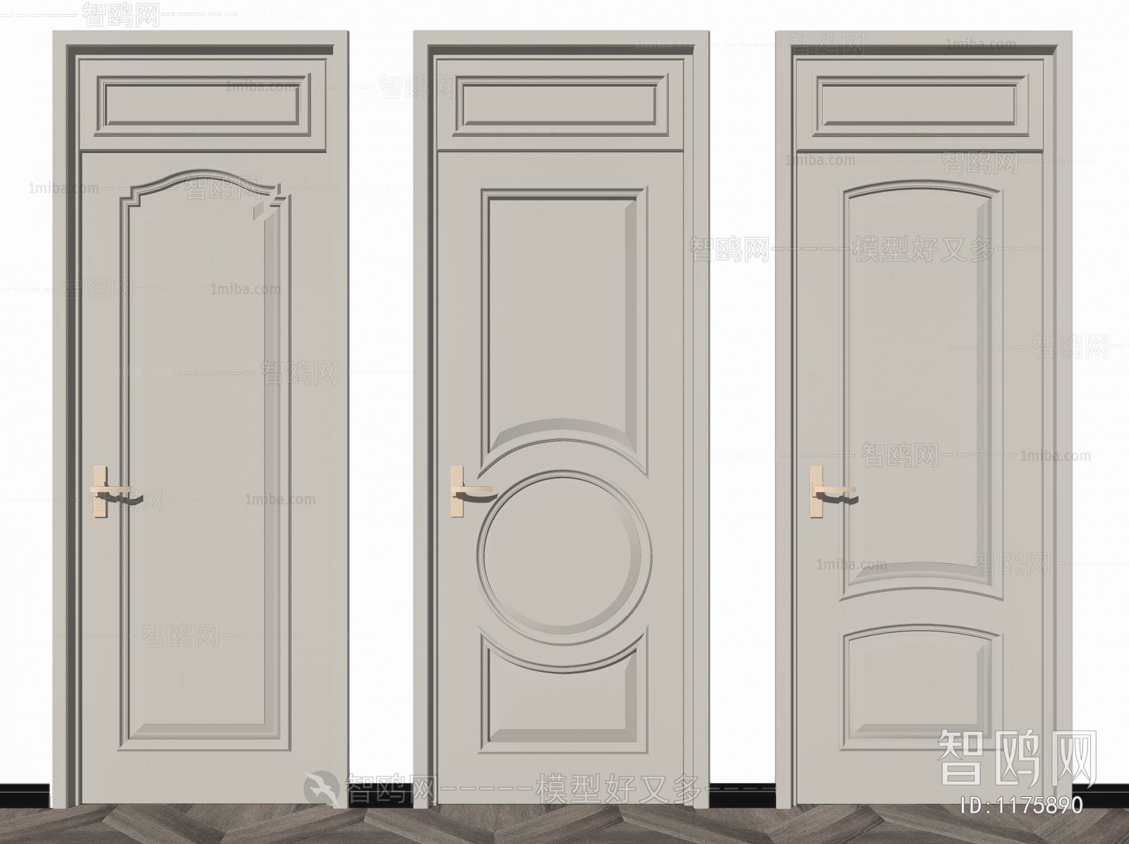 Simple European Style Door