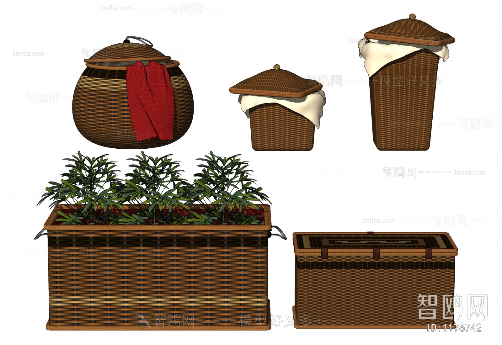 Southeast Asian Style Storage Basket