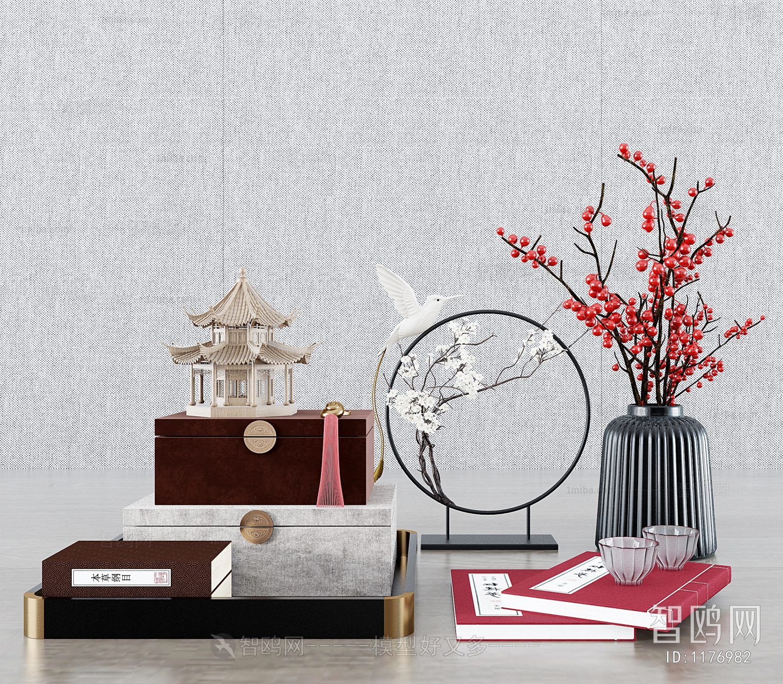 New Chinese Style Decorative Set