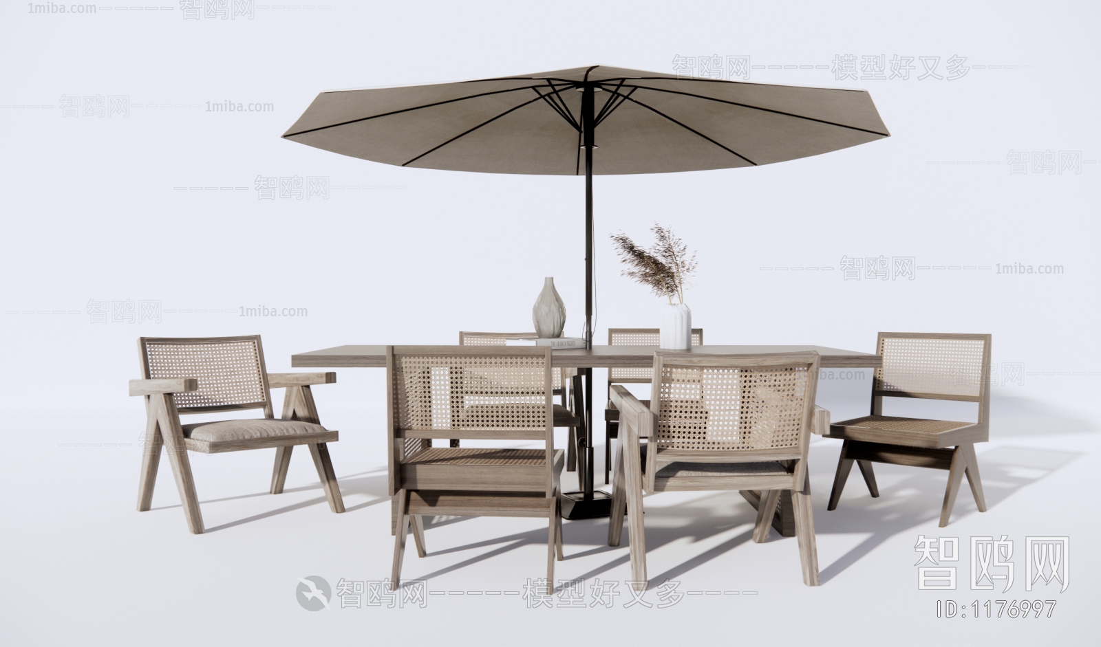 Wabi-sabi Style Outdoor Tables And Chairs