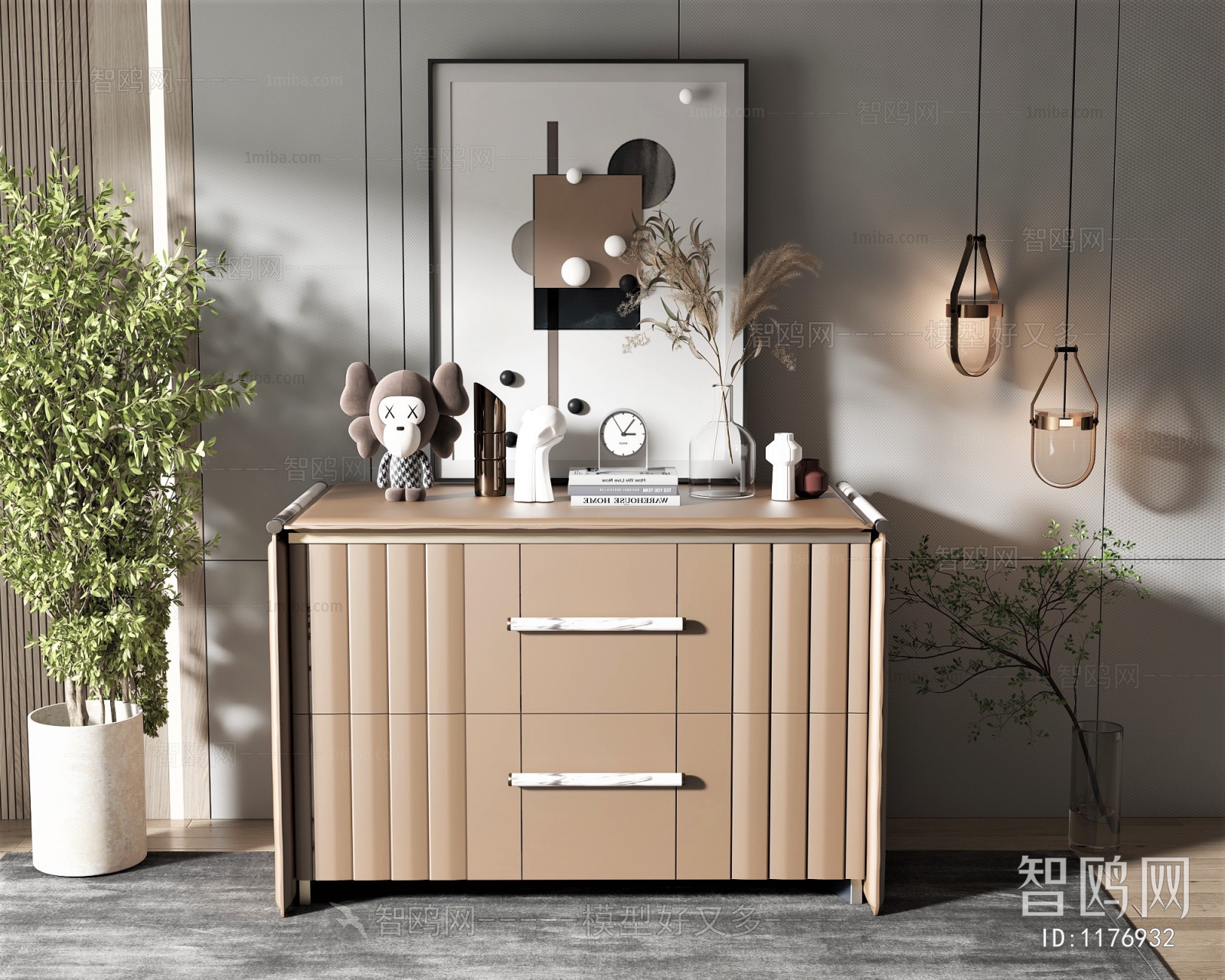 Modern Side Cabinet/Entrance Cabinet