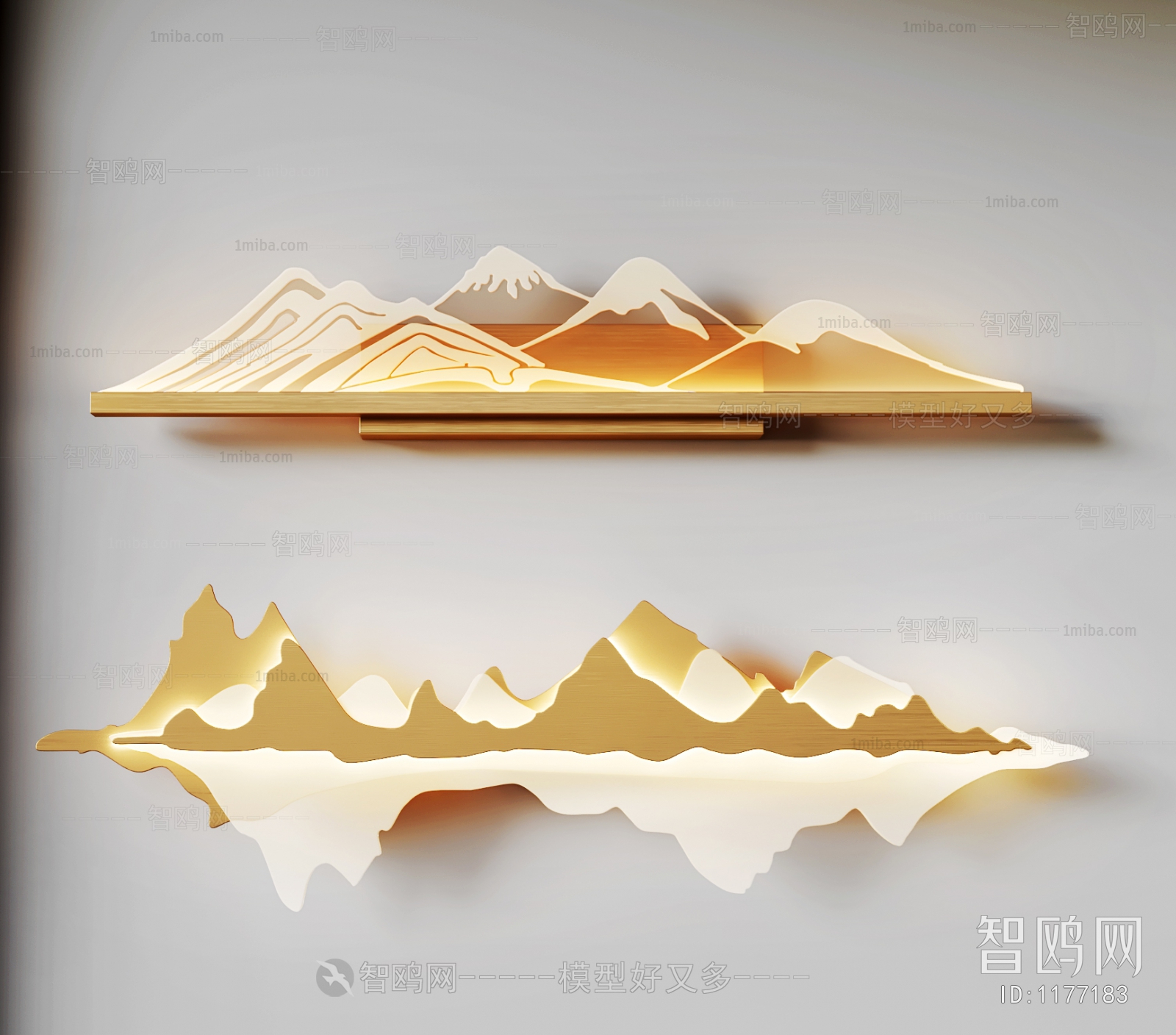 新中式山体壁灯