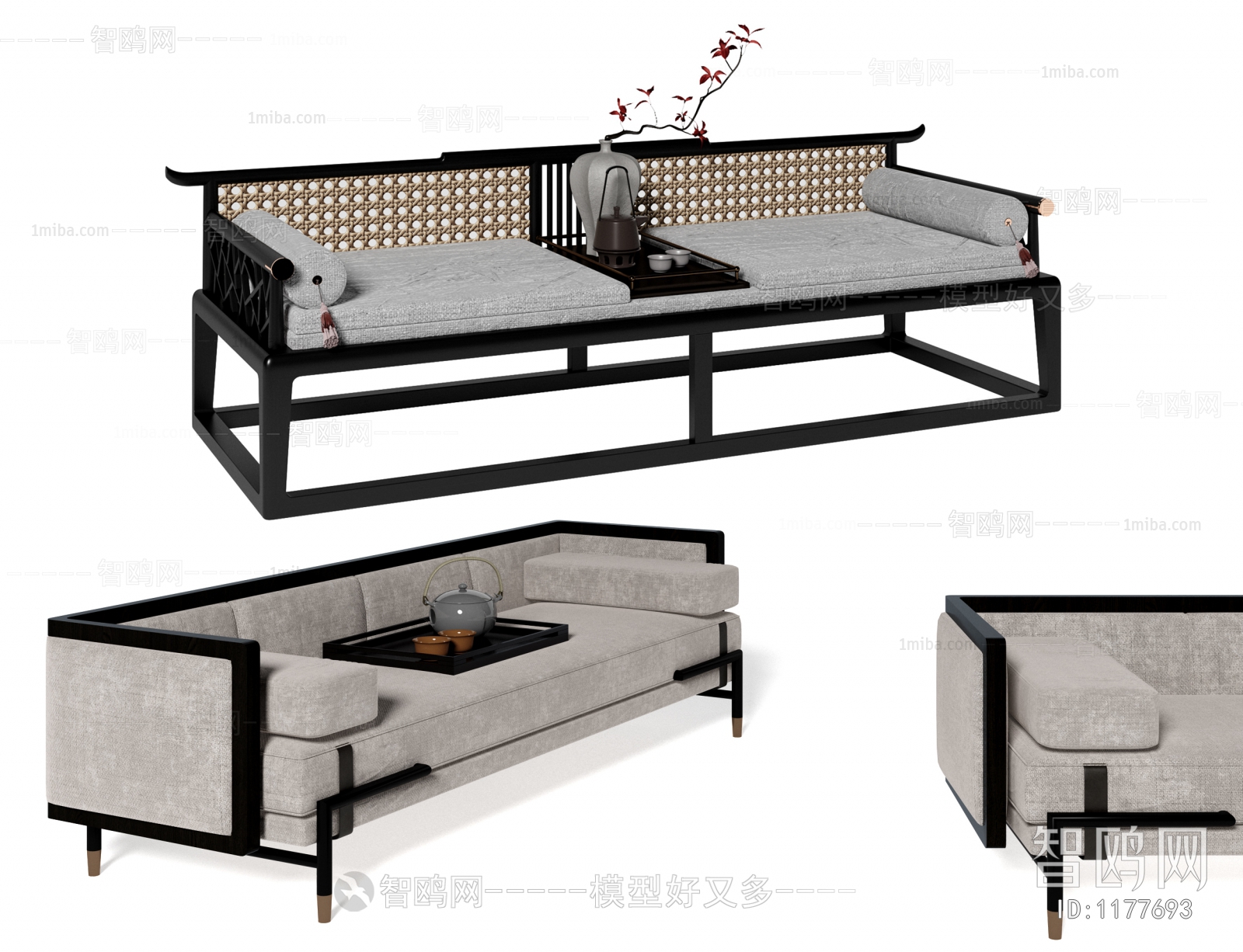 New Chinese Style Bench