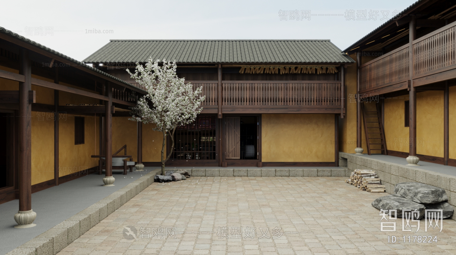 Chinese Style Villa Appearance