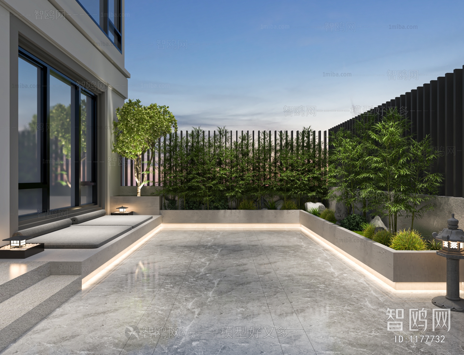 New Chinese Style Courtyard/landscape