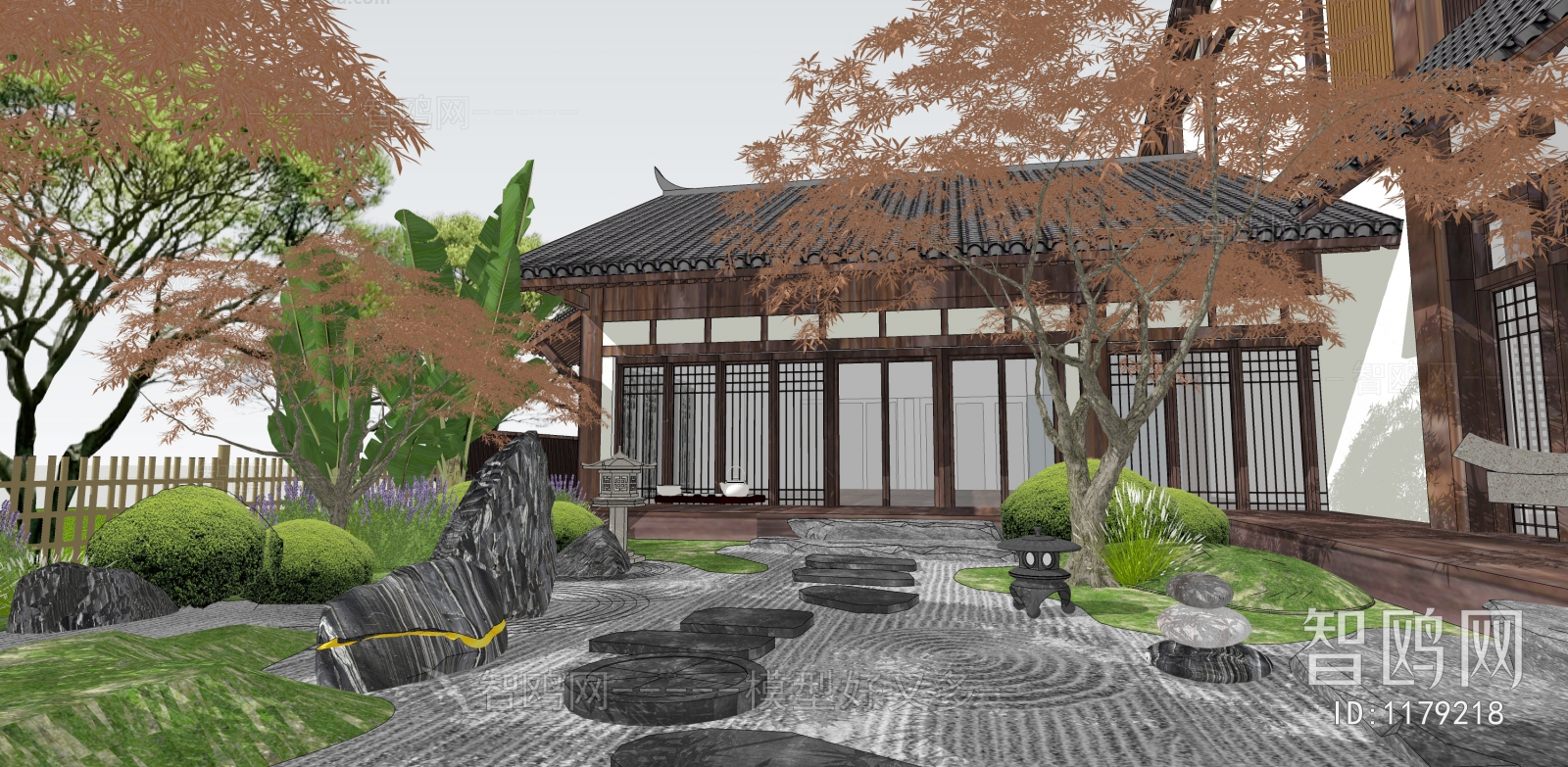 Japanese Style Courtyard/landscape