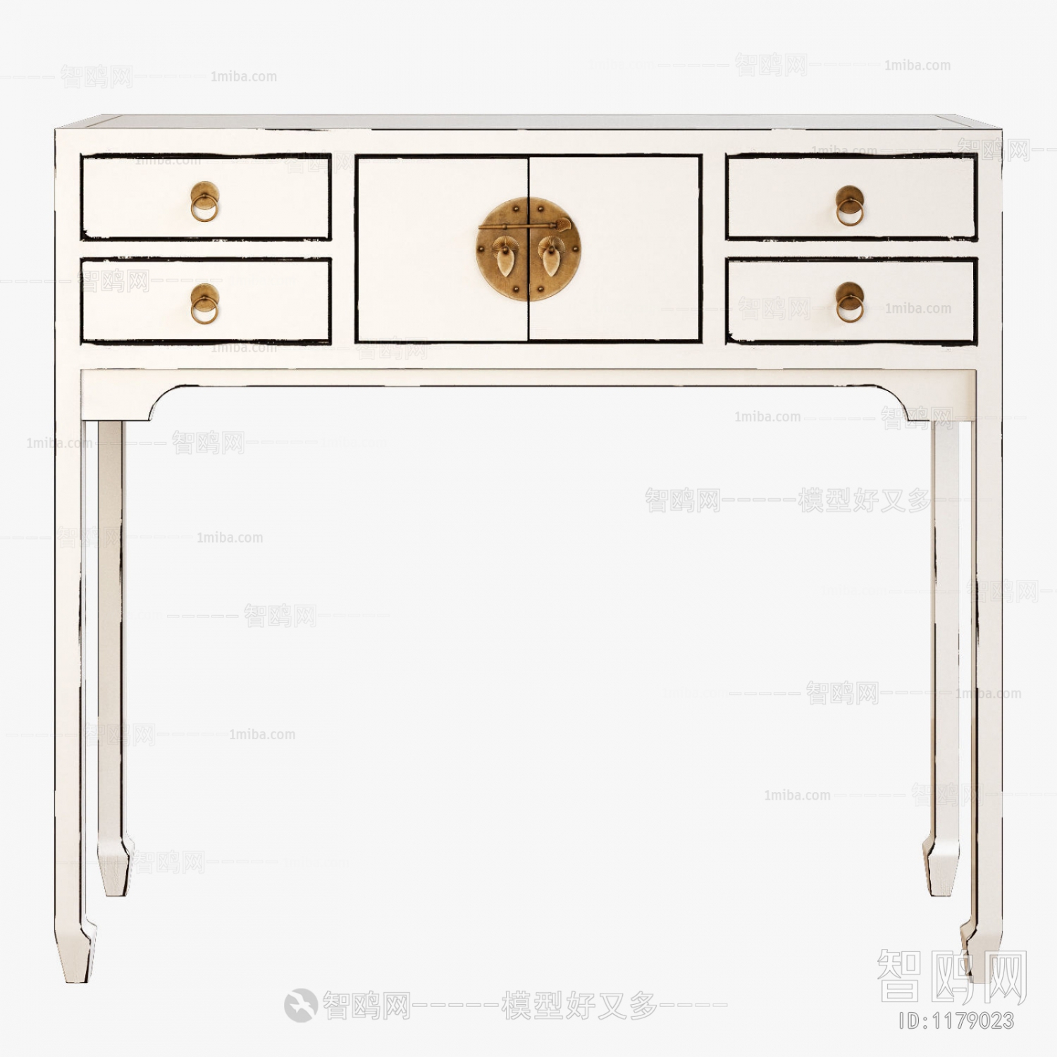 Chinese Style Entrance Cabinet