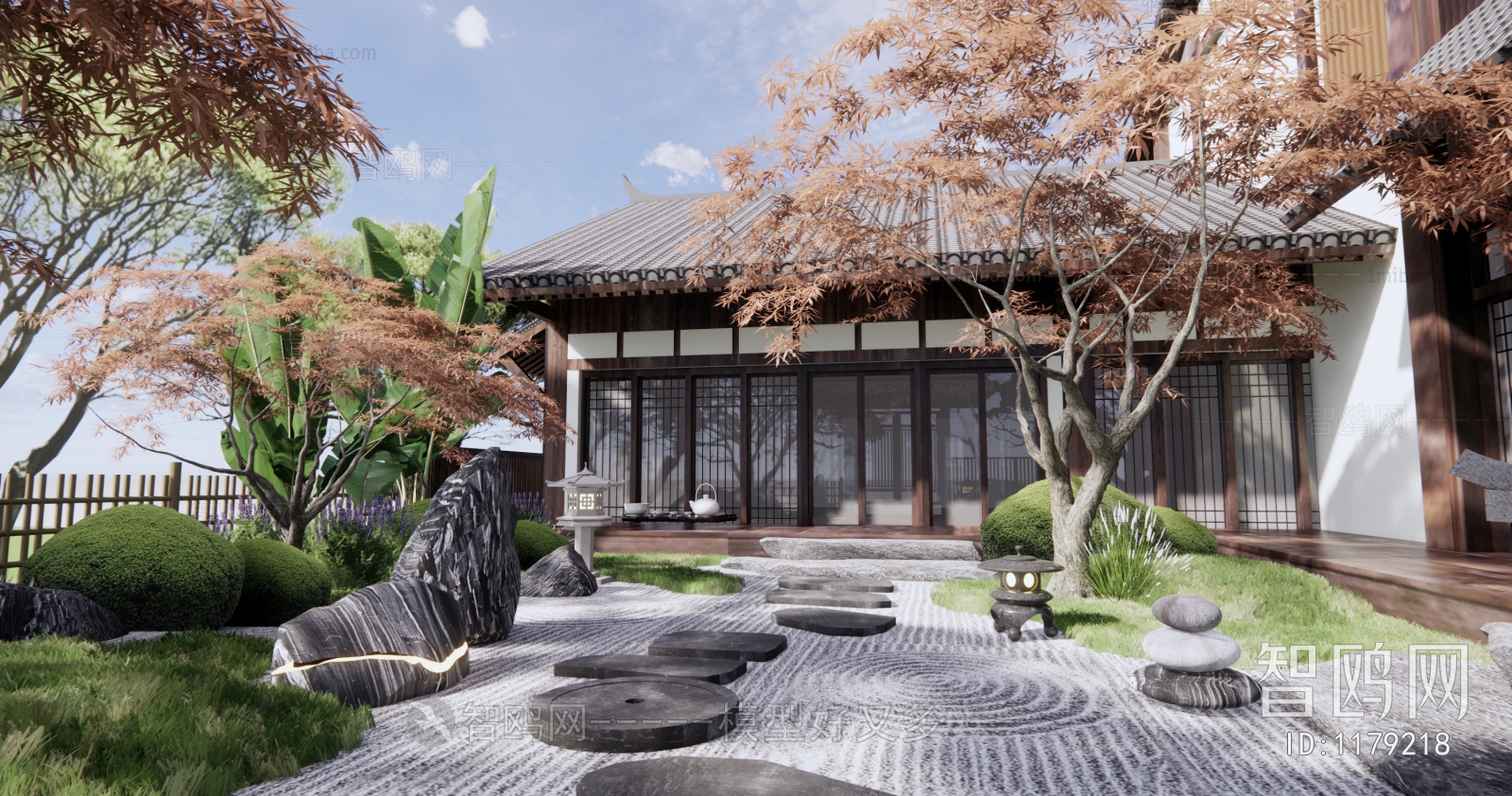 Japanese Style Courtyard/landscape