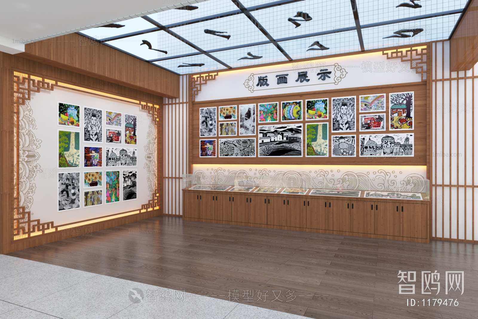 New Chinese Style Exhibition Hall