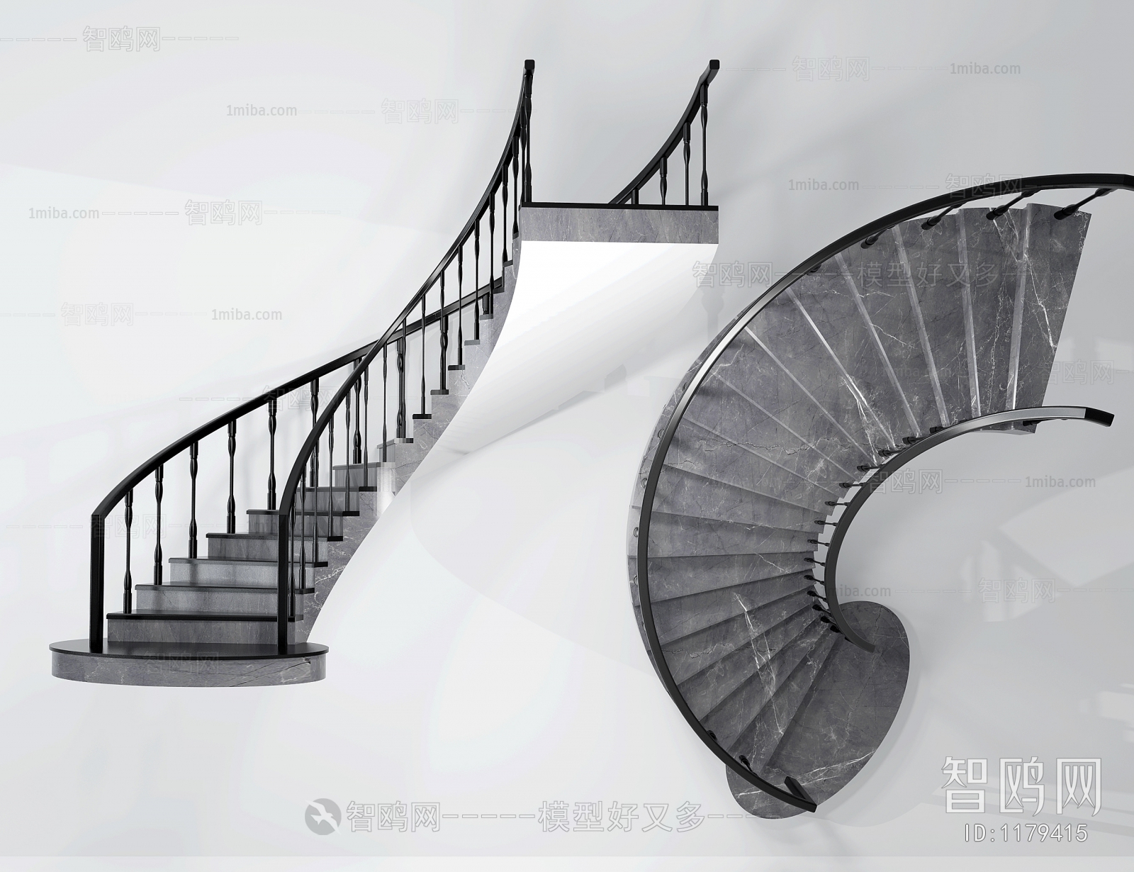 Modern Rotating Staircase