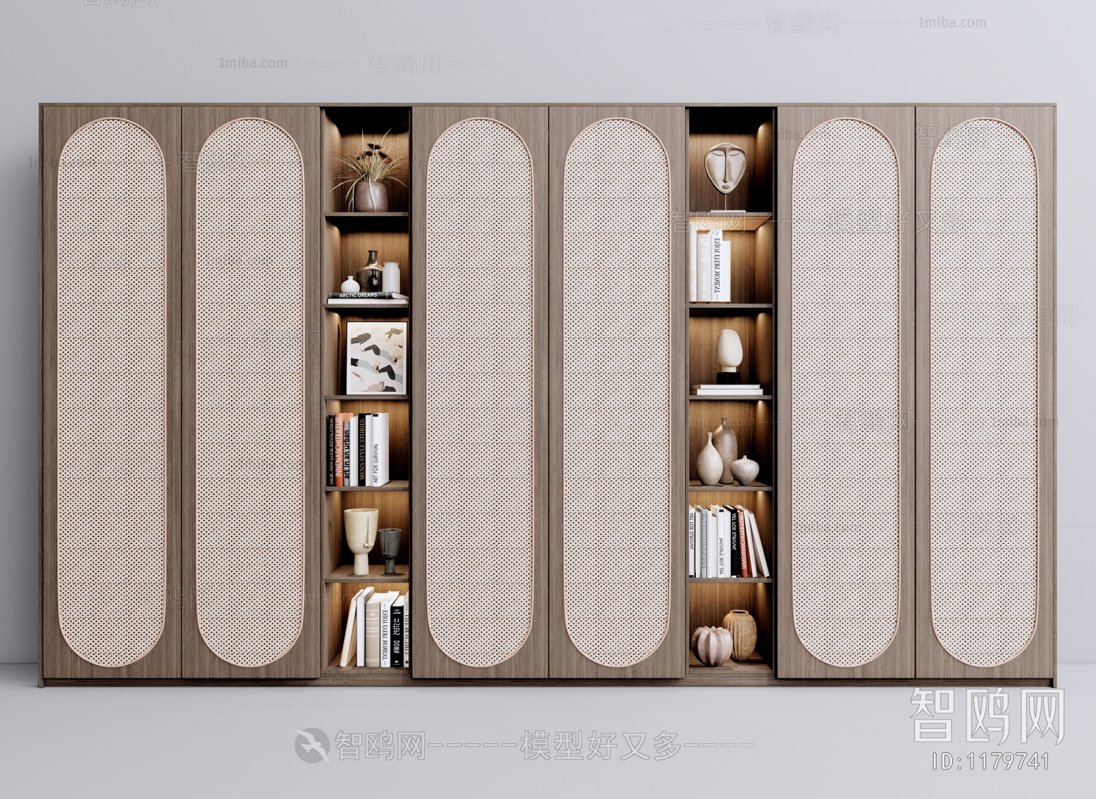 Wabi-sabi Style Bookcase
