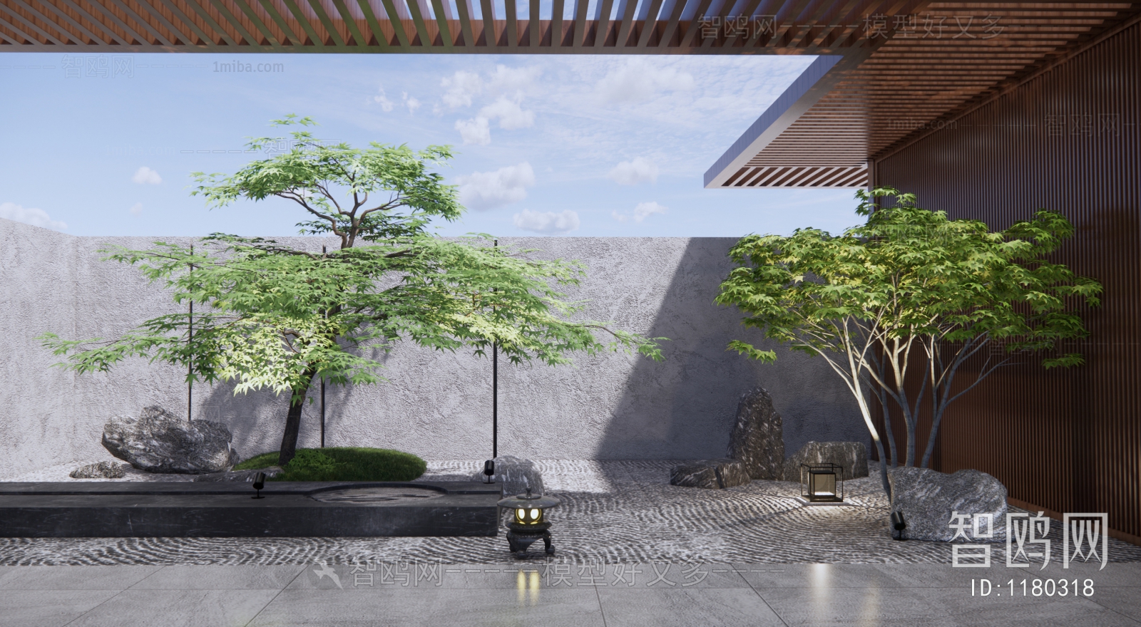 Japanese Style Courtyard/landscape