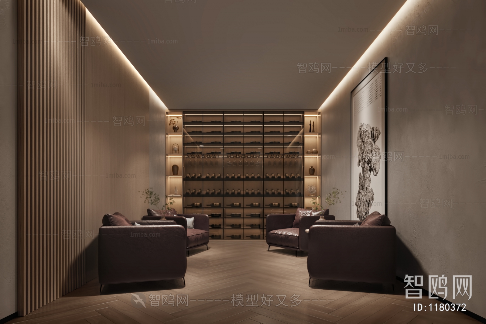 New Chinese Style Wine Cellar/Wine Tasting Room