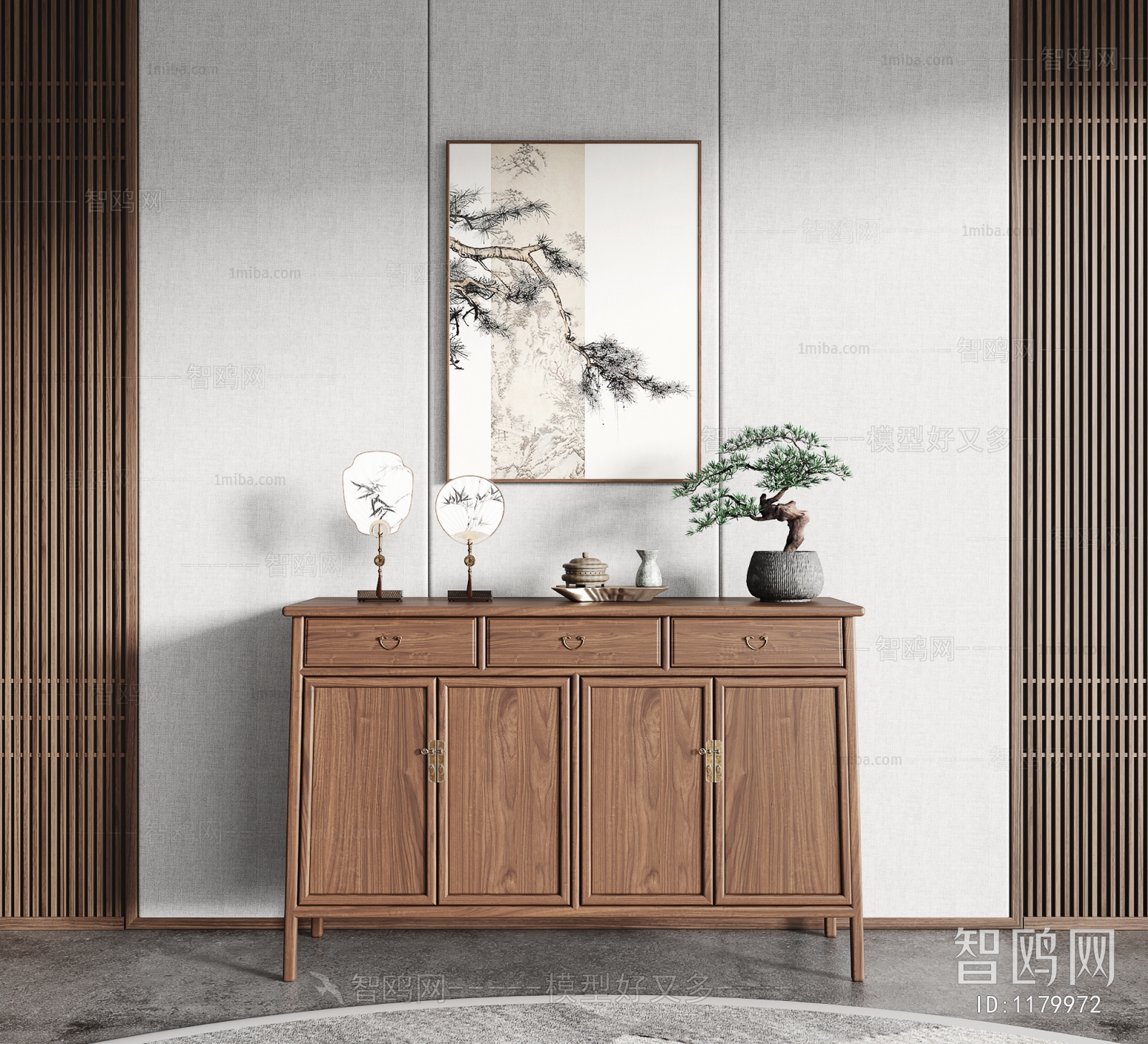 New Chinese Style Side Cabinet/Entrance Cabinet