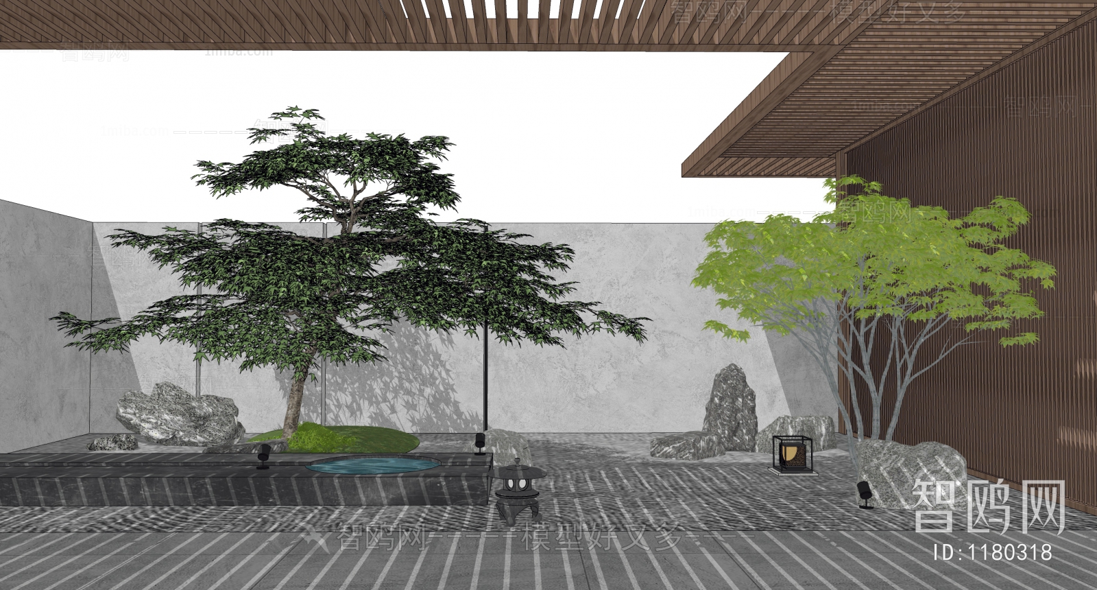 Japanese Style Courtyard/landscape